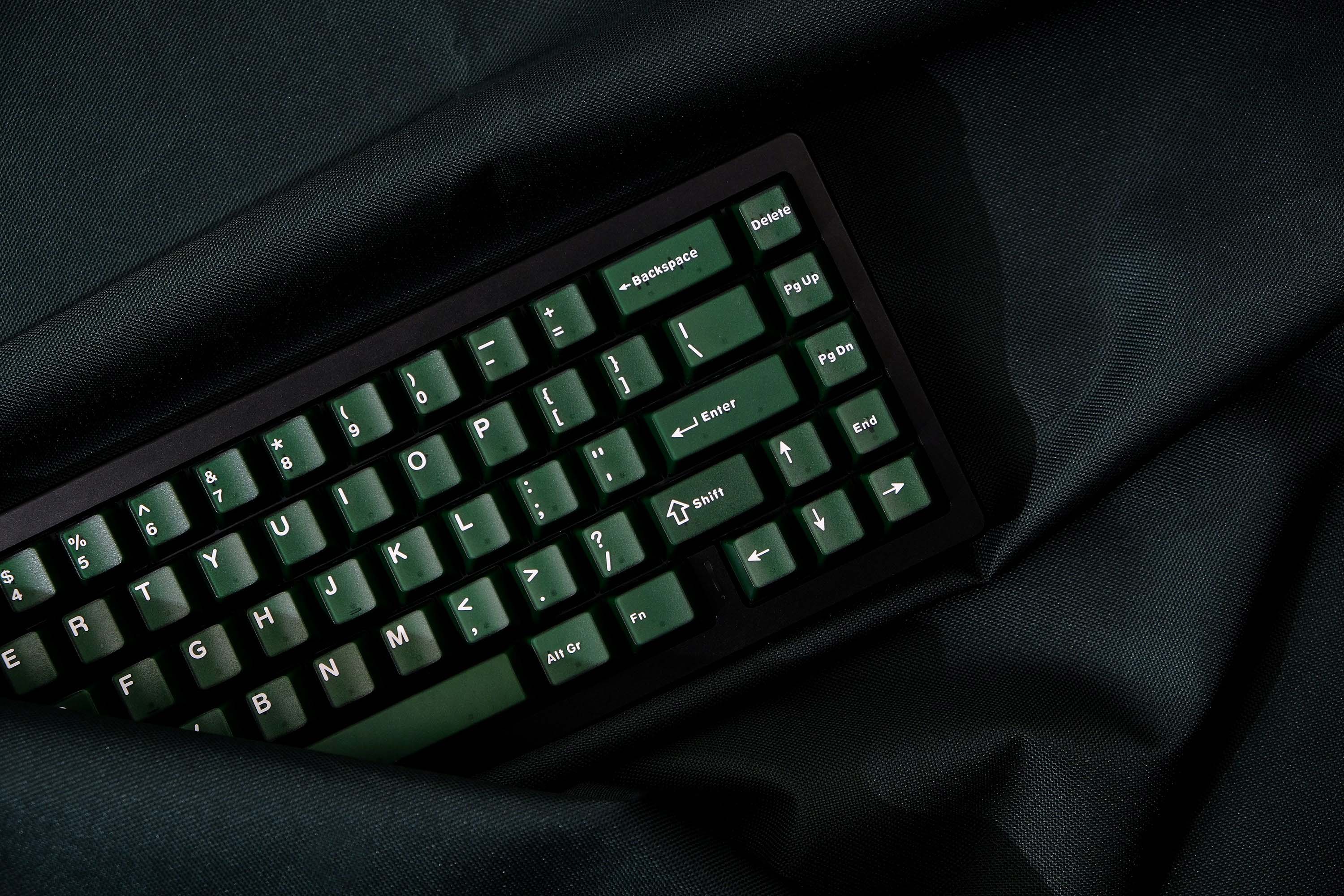 Keycap Cherry Aifei Pyga Green Semi-Transparent ABS Doubleshot