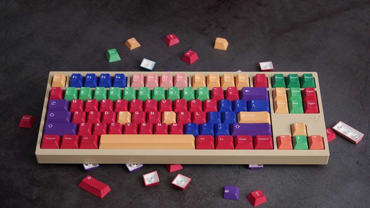 Keycap Mintcaps Cherry Handarbeit PBT Dyesub