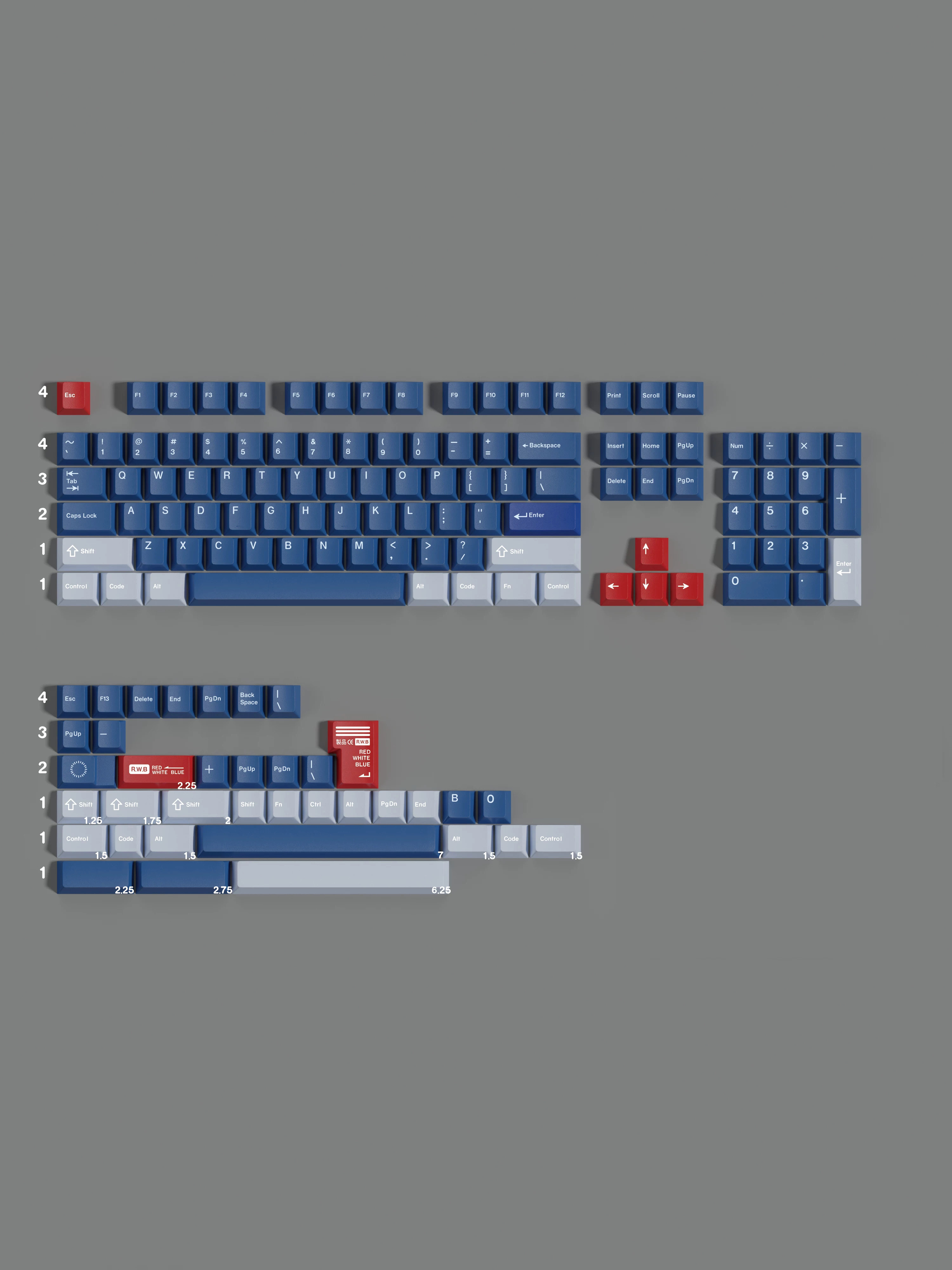 Keycap Walker RBW Cherry PBT Dyesub