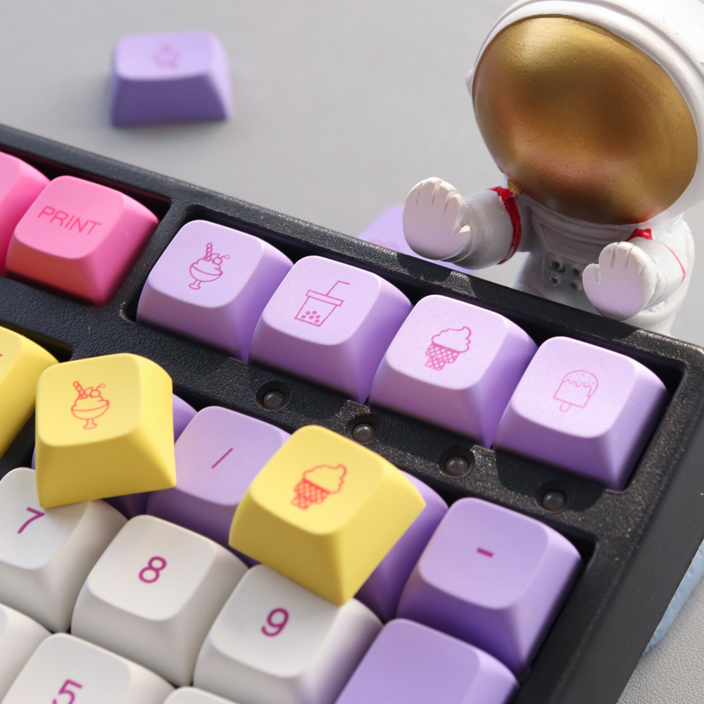 [In Stock] Keycap XDA  Icecream (English) | PBT Dyesub | 137 nút