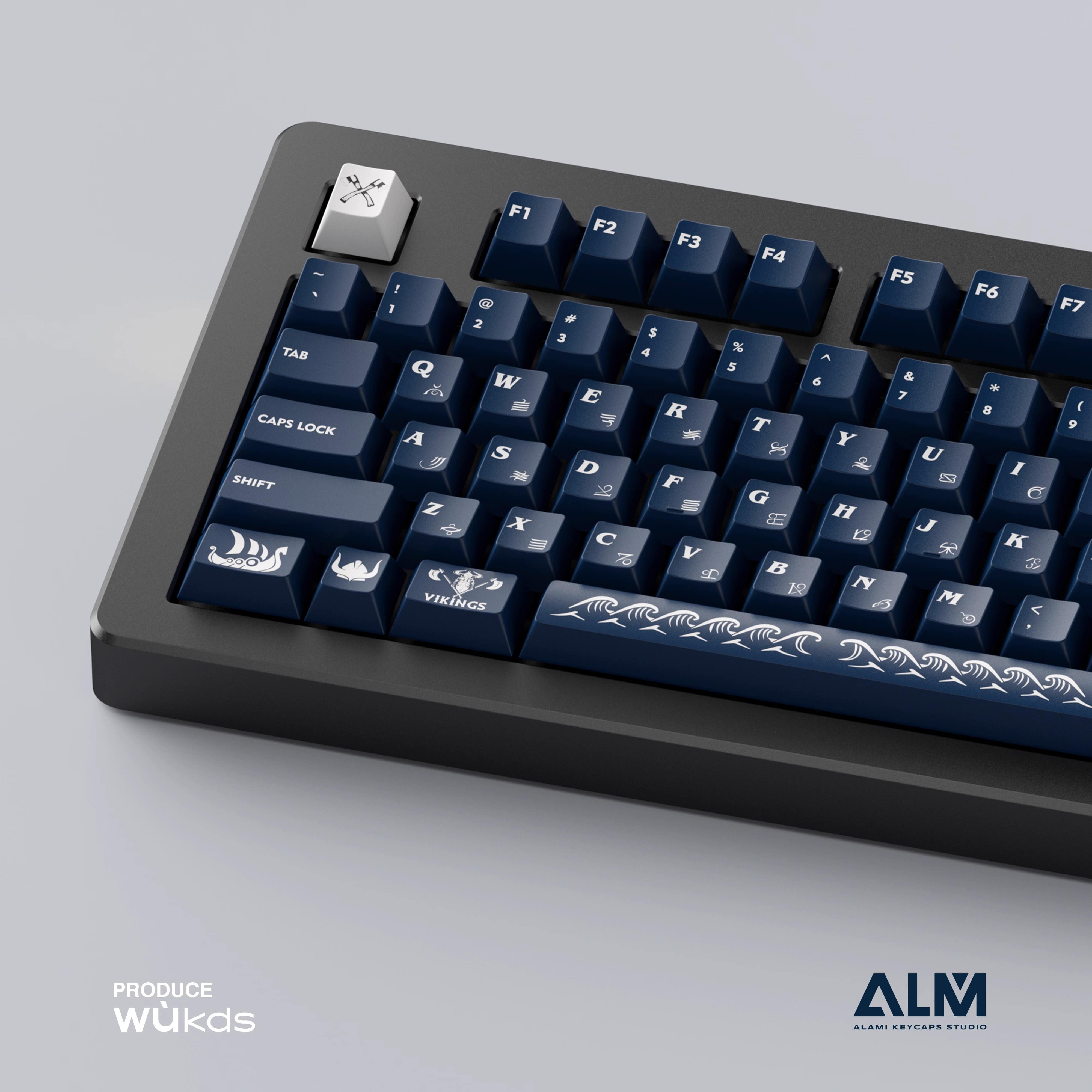 Keycap Cherry Wukds Viking PBT Dyesub - 172 nút