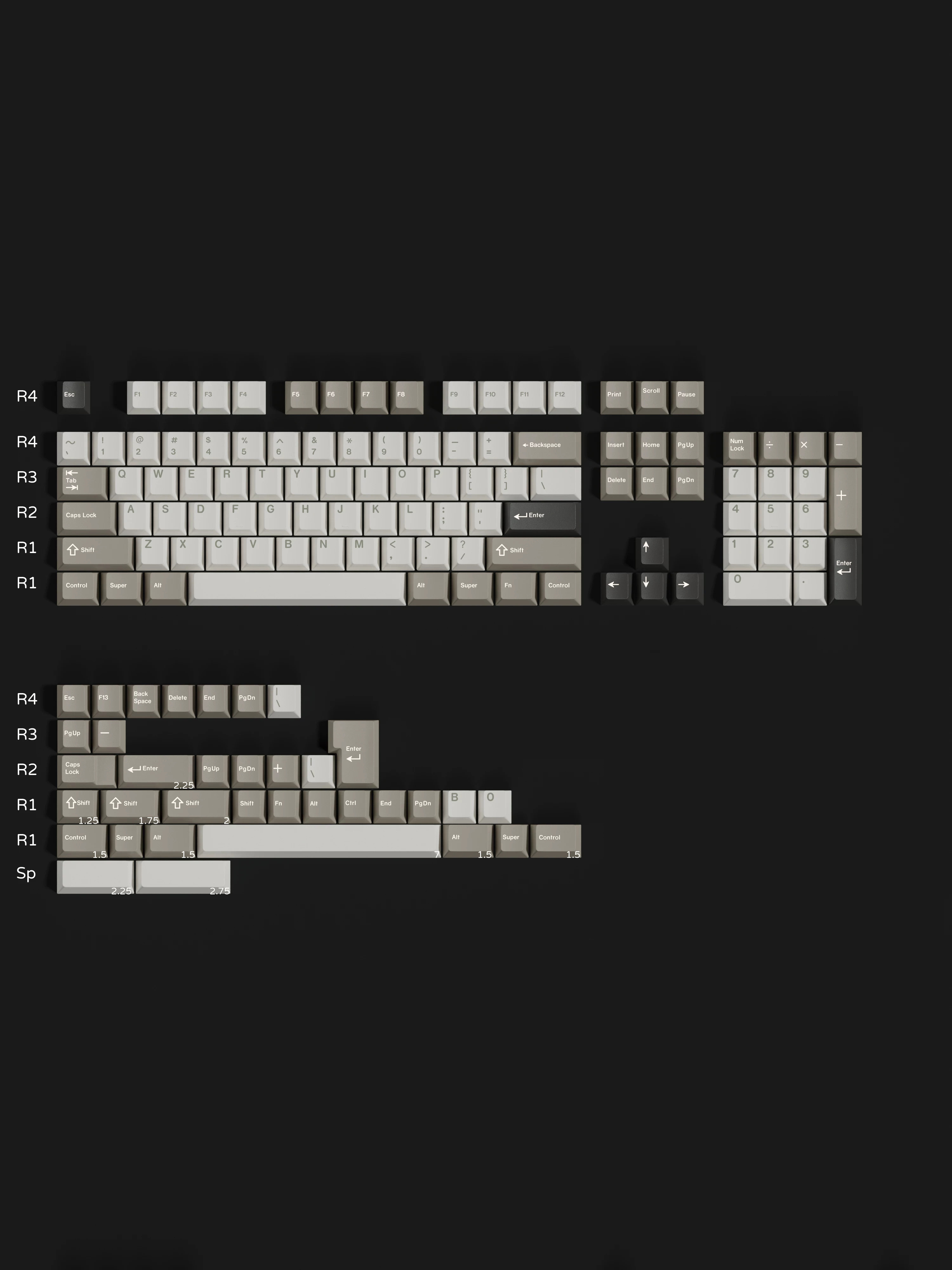 [In Stock] Keycap Walker Cherry Foundation PBT Dyesub