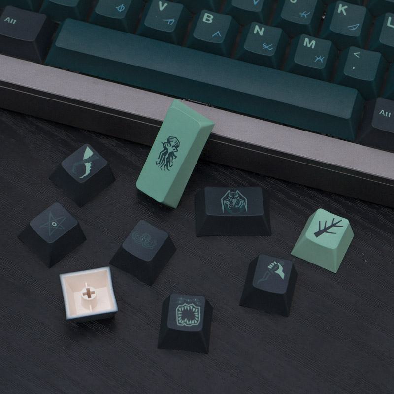 Keycap Mintcaps Cherry Terror Below PBT Dyesub