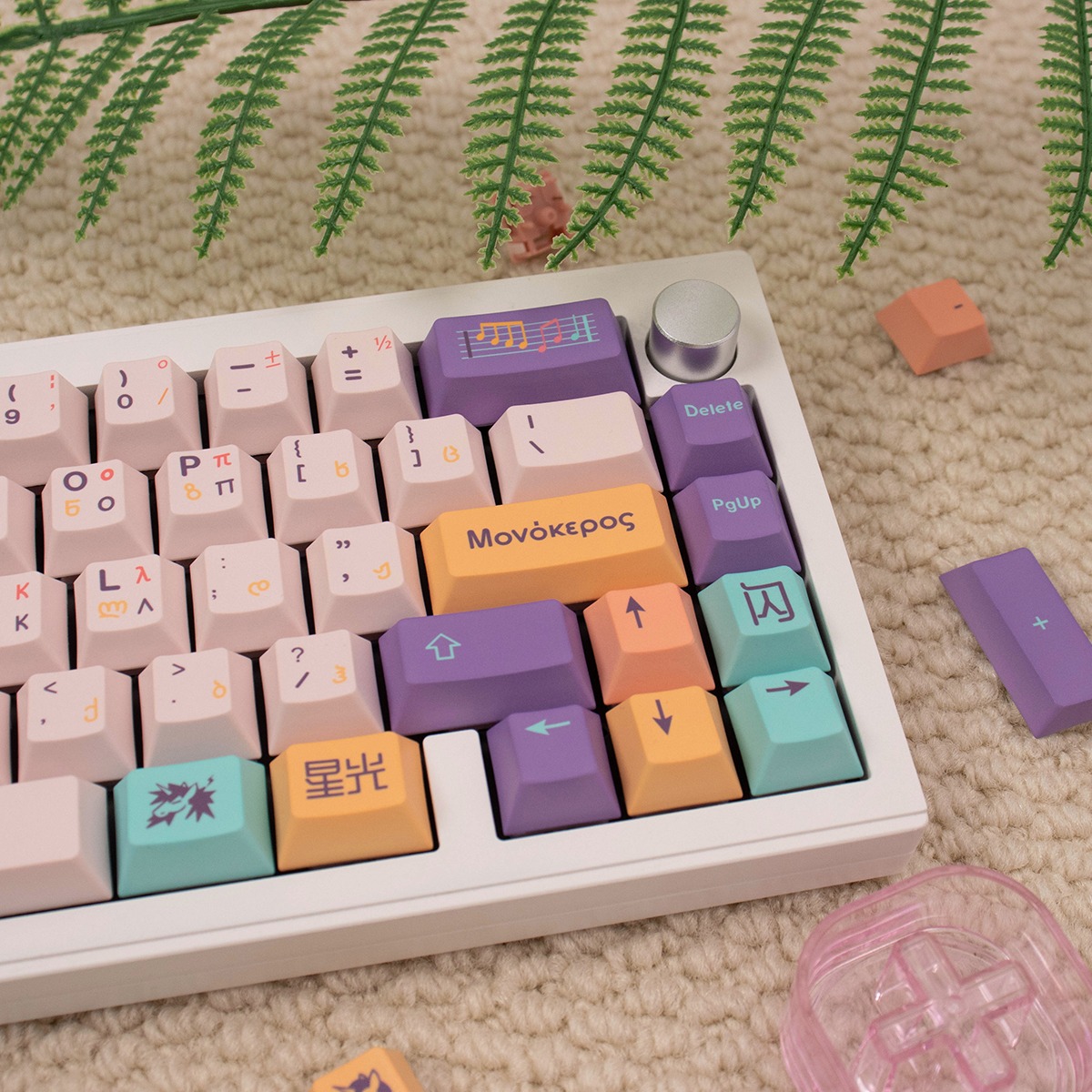 Keycap Mintcaps Cherry Unicorn PBT Dyesub