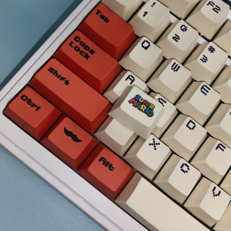 Keycap Mintcaps Cherry Mario PBT Dyesub-Red