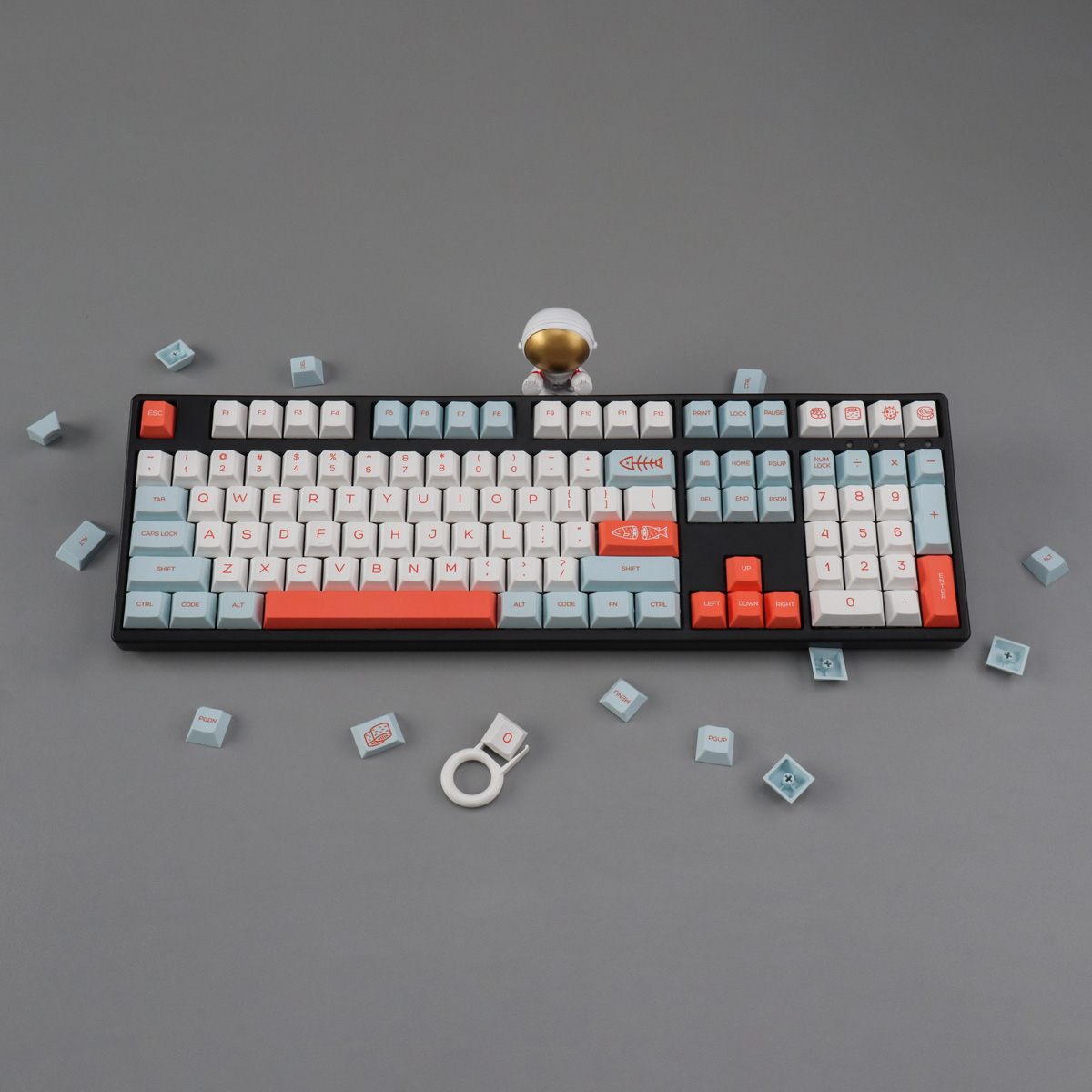 Keycap Mintcaps Cherry Salmon PBT Dyesub