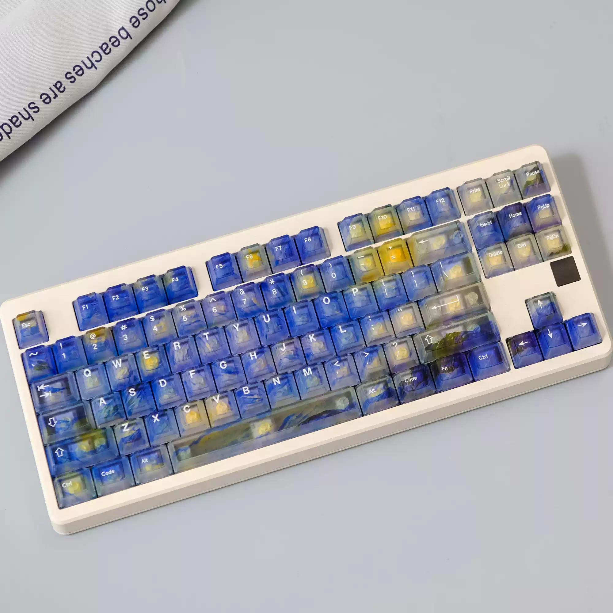 Keycap Cherry Aifei Starry Night ABS Xuyên led