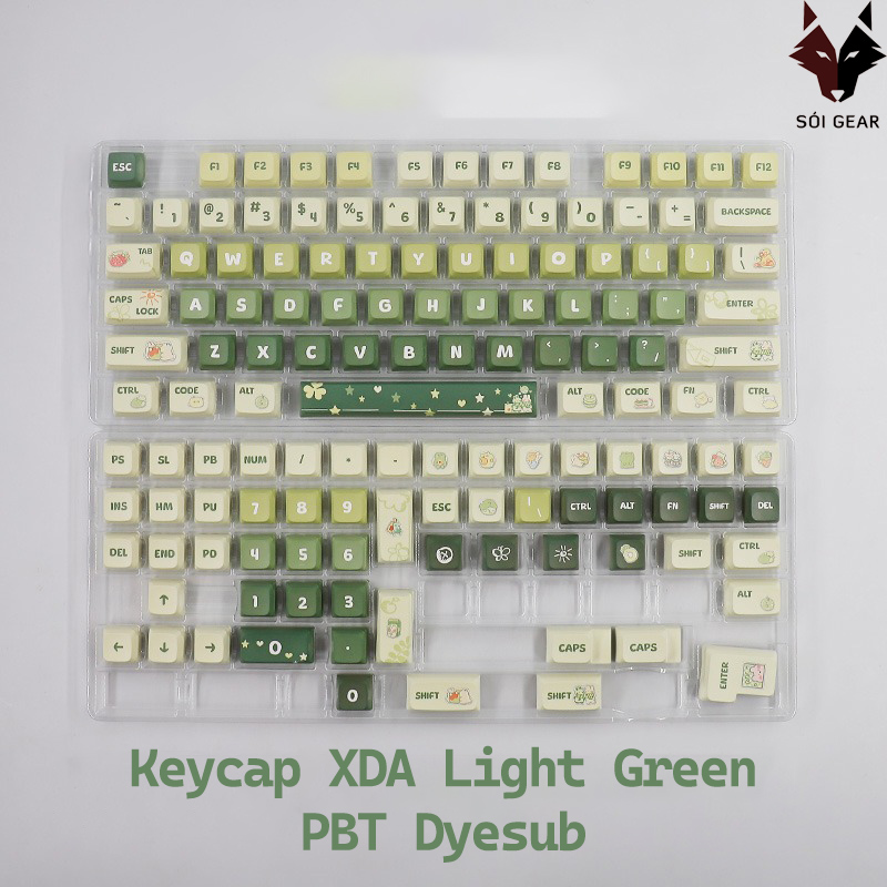 Keycap XDA Light Green PBT Dyesub