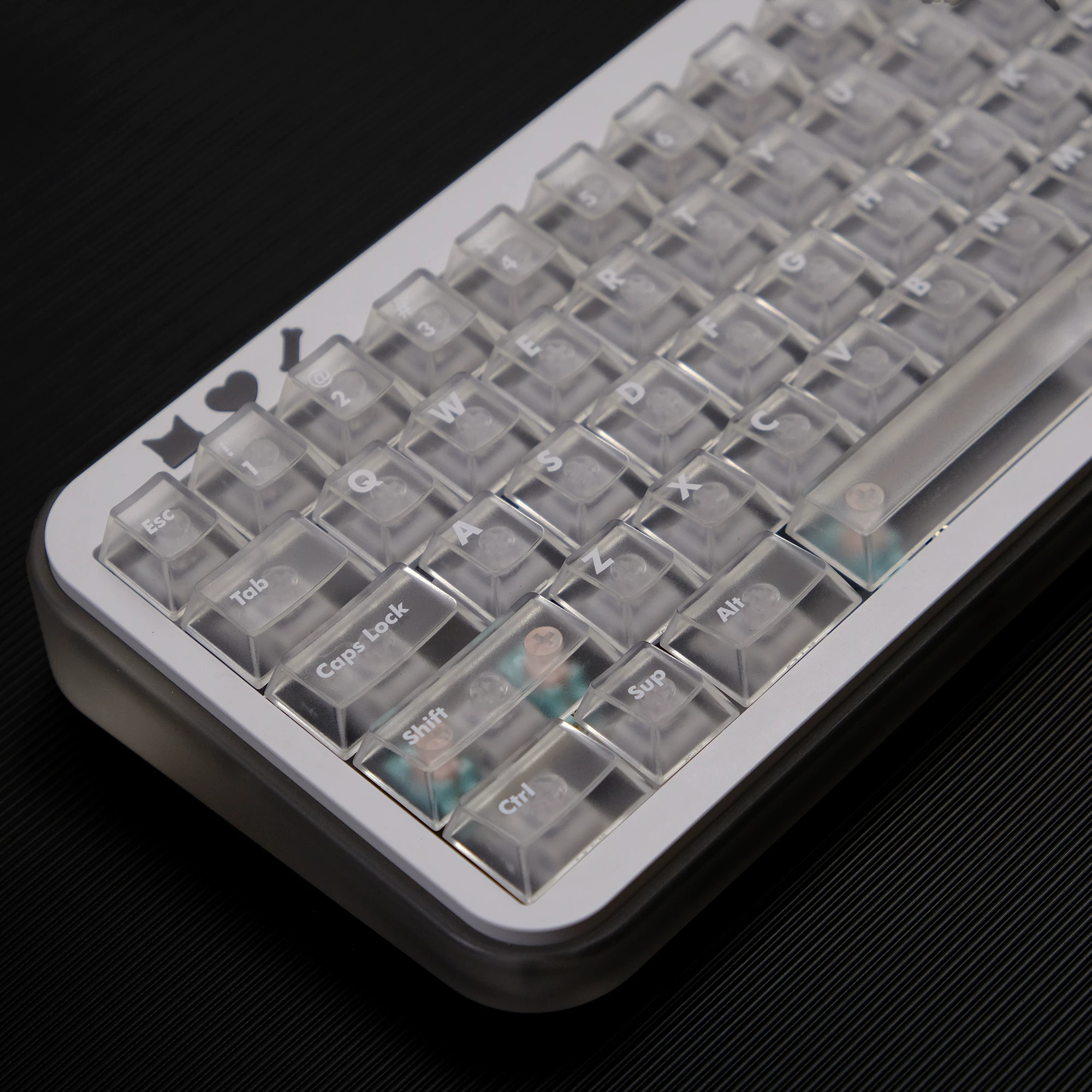 Keycap Aifei Foggy Cherry ABS Xuyên led