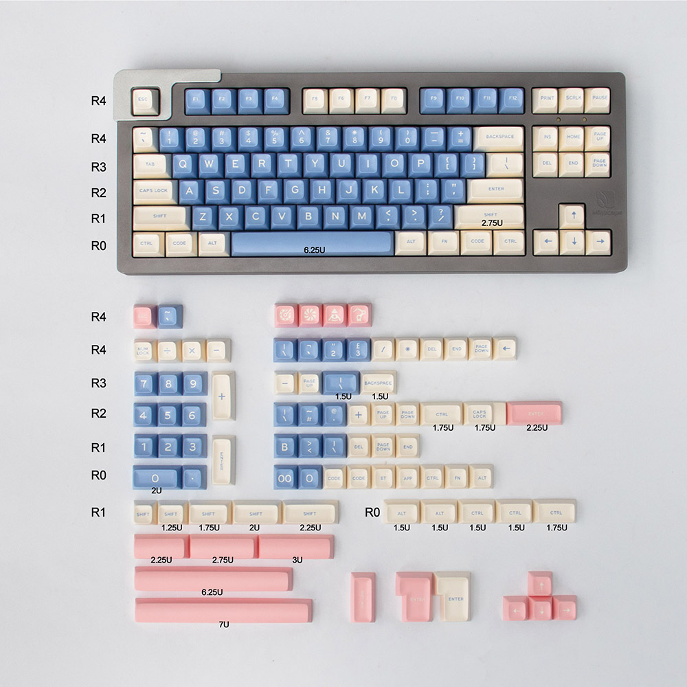 [In Stock] Keycap SA ABS Doubleshot Gift