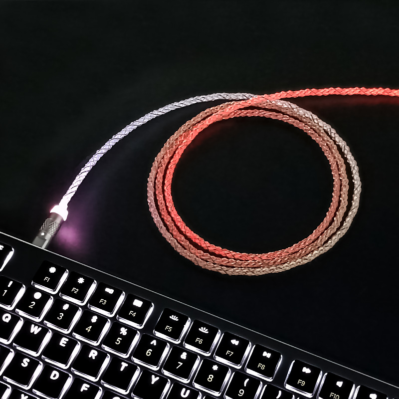 Dây cáp Type C - Led RGB