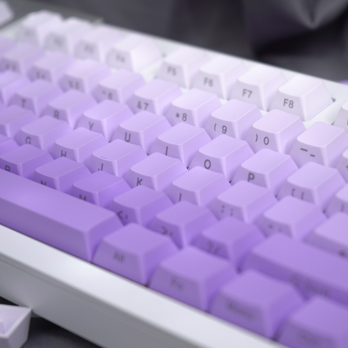 Keycap Cherry Ninja Gradient Purple PBT Dyesub (Chữ dưới - không xuyên led)