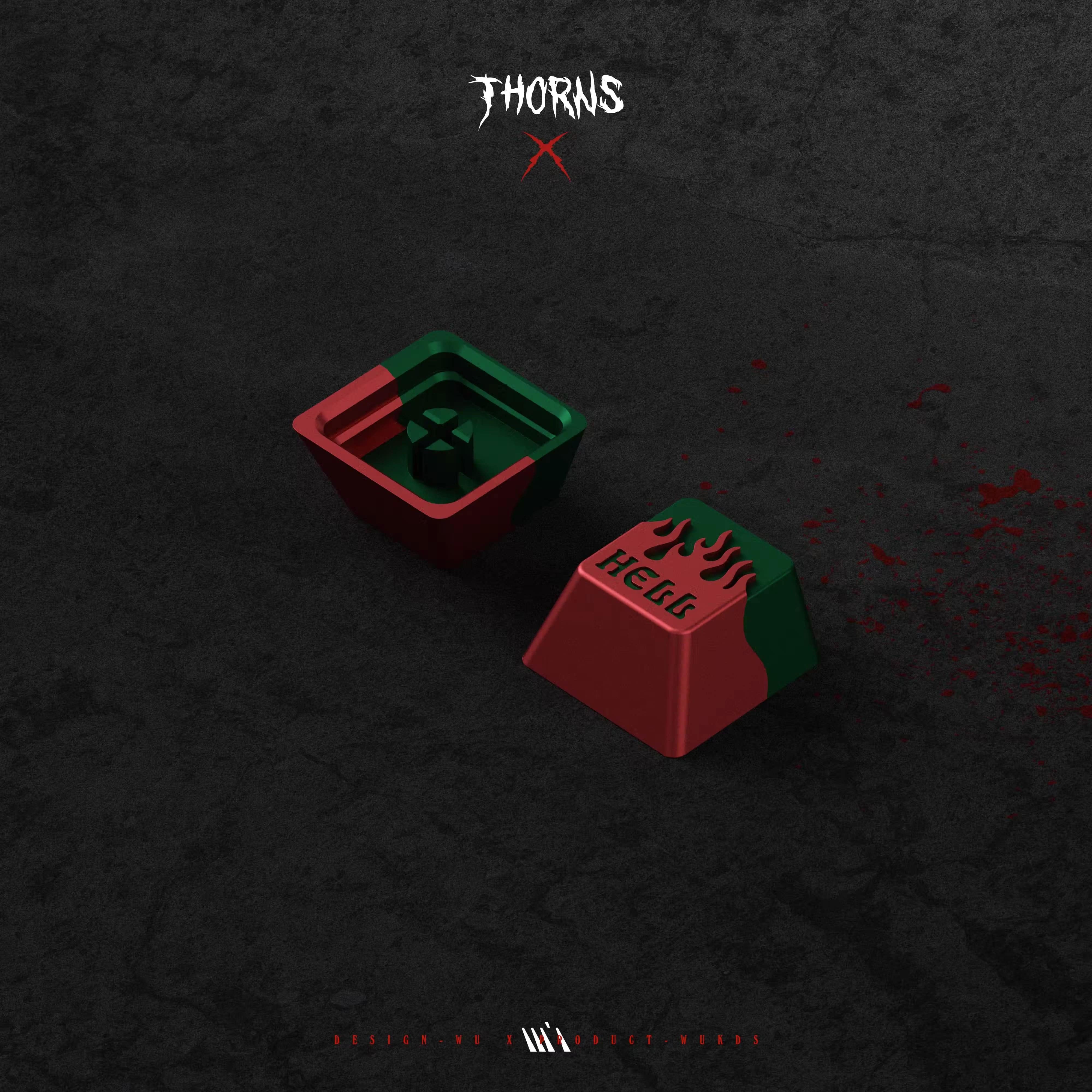 Keycap Cherry Wukds Thorns PBT Dyesub - 172 nút