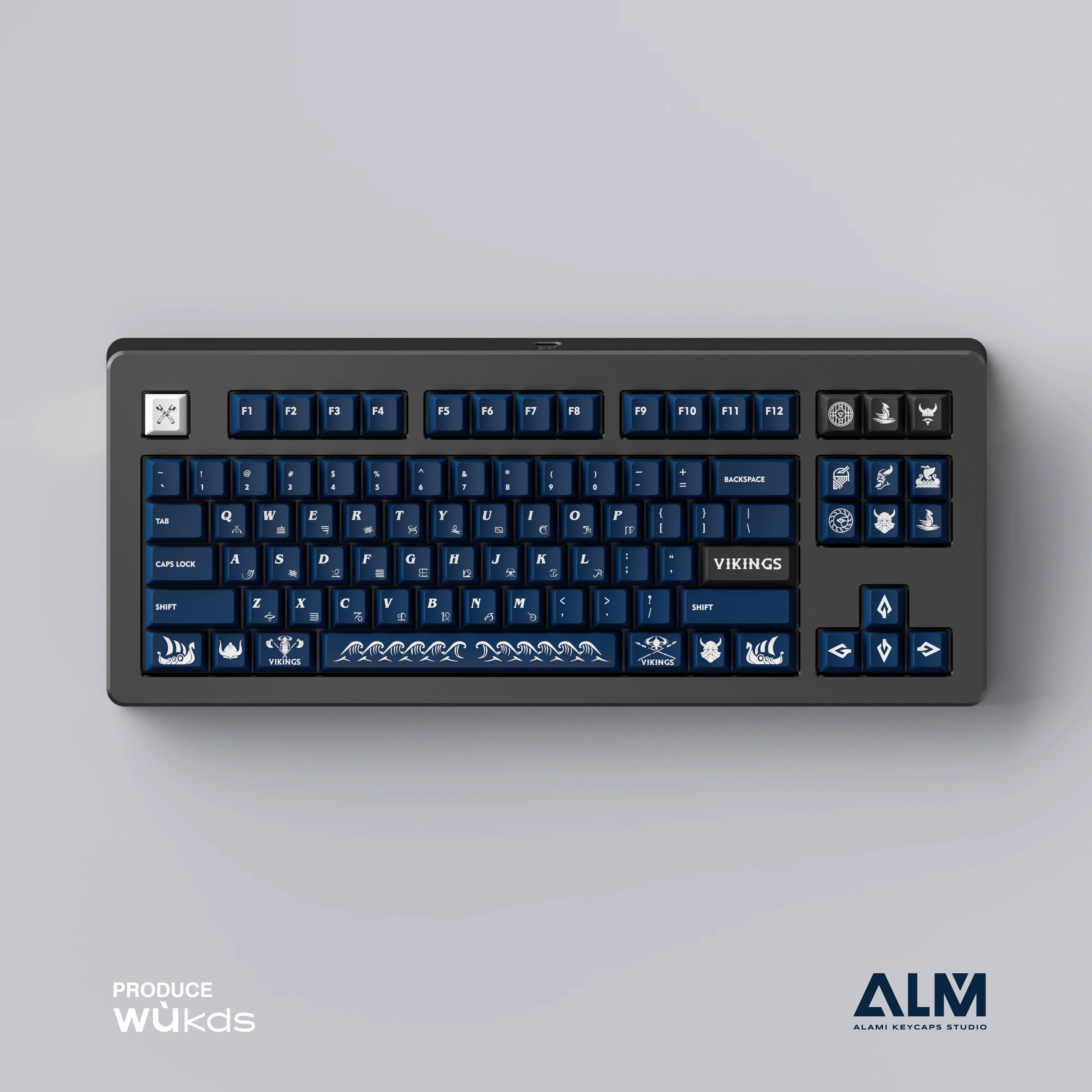 Keycap Cherry Wukds Viking PBT Dyesub - 172 nút