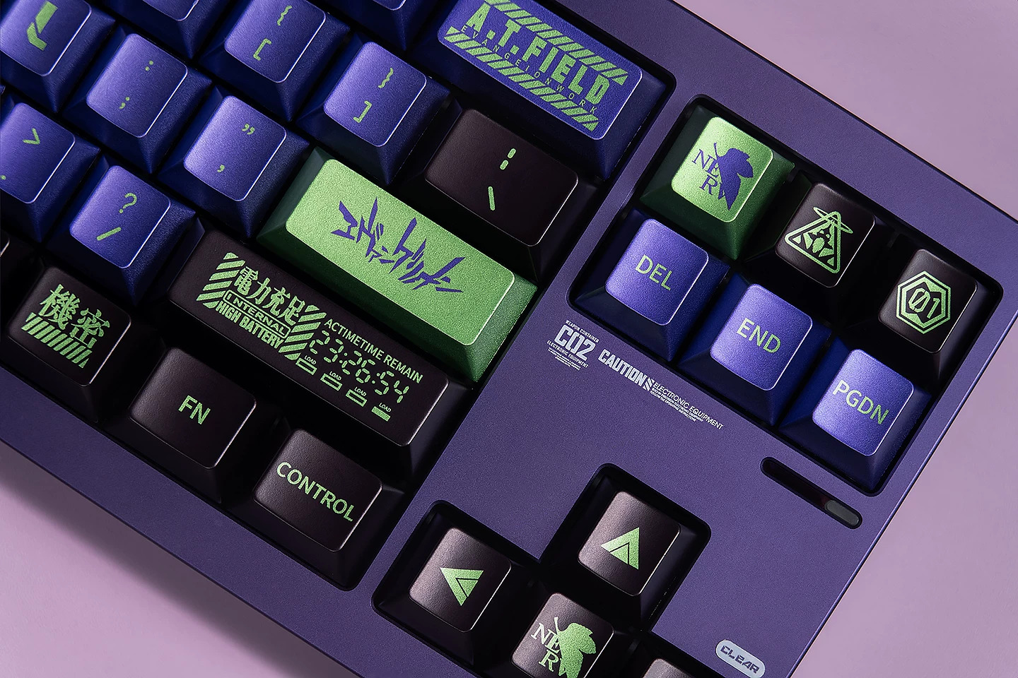 Keycap Mintcap Unit 01 Metal Cherry PBT Dyesub