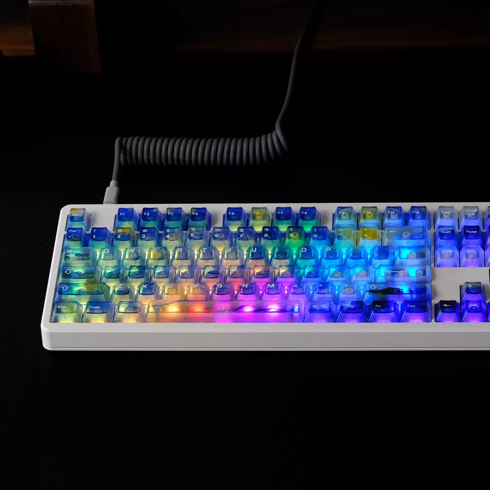 Keycap Cherry Aifei Starry Night ABS Xuyên led
