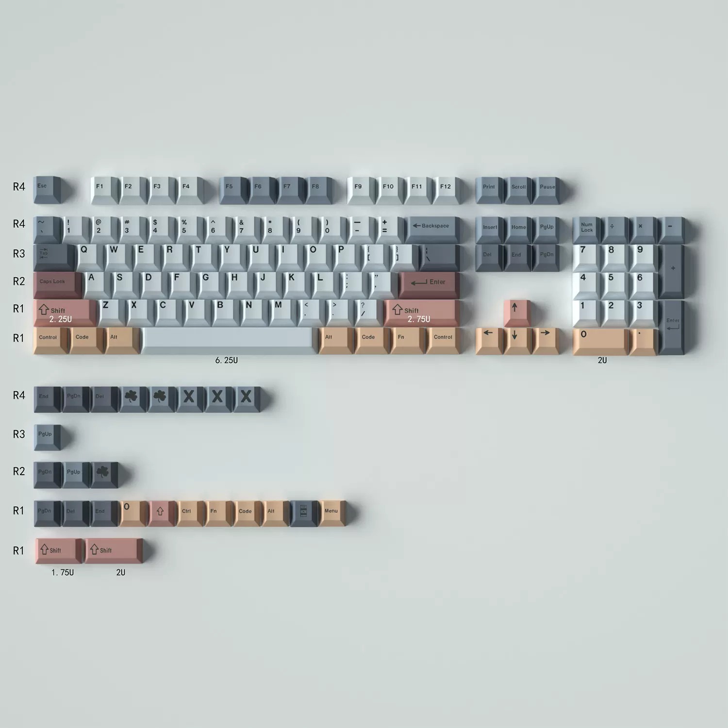 Keycap Mintcaps Cherry Akira PBT dyesub