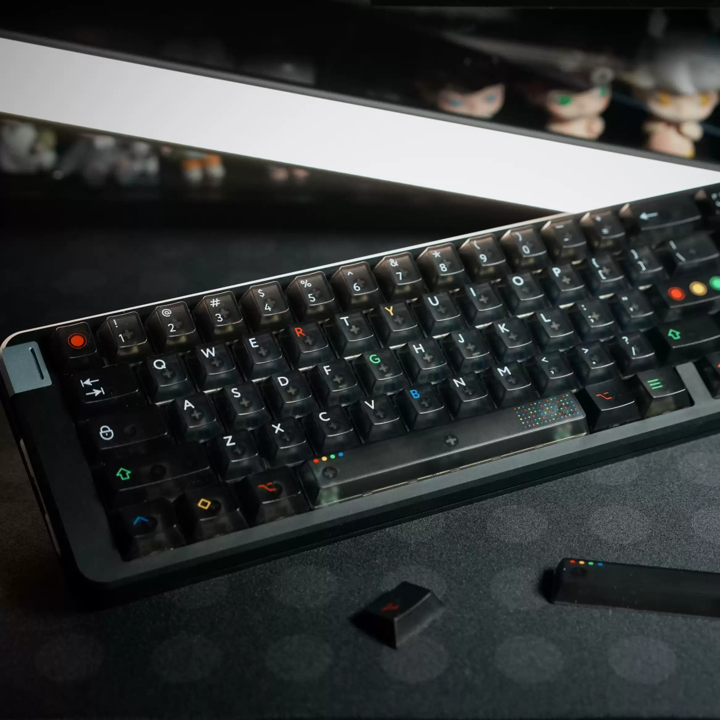 Keycap Aifei Black Light Xuyên led Cherry ABS