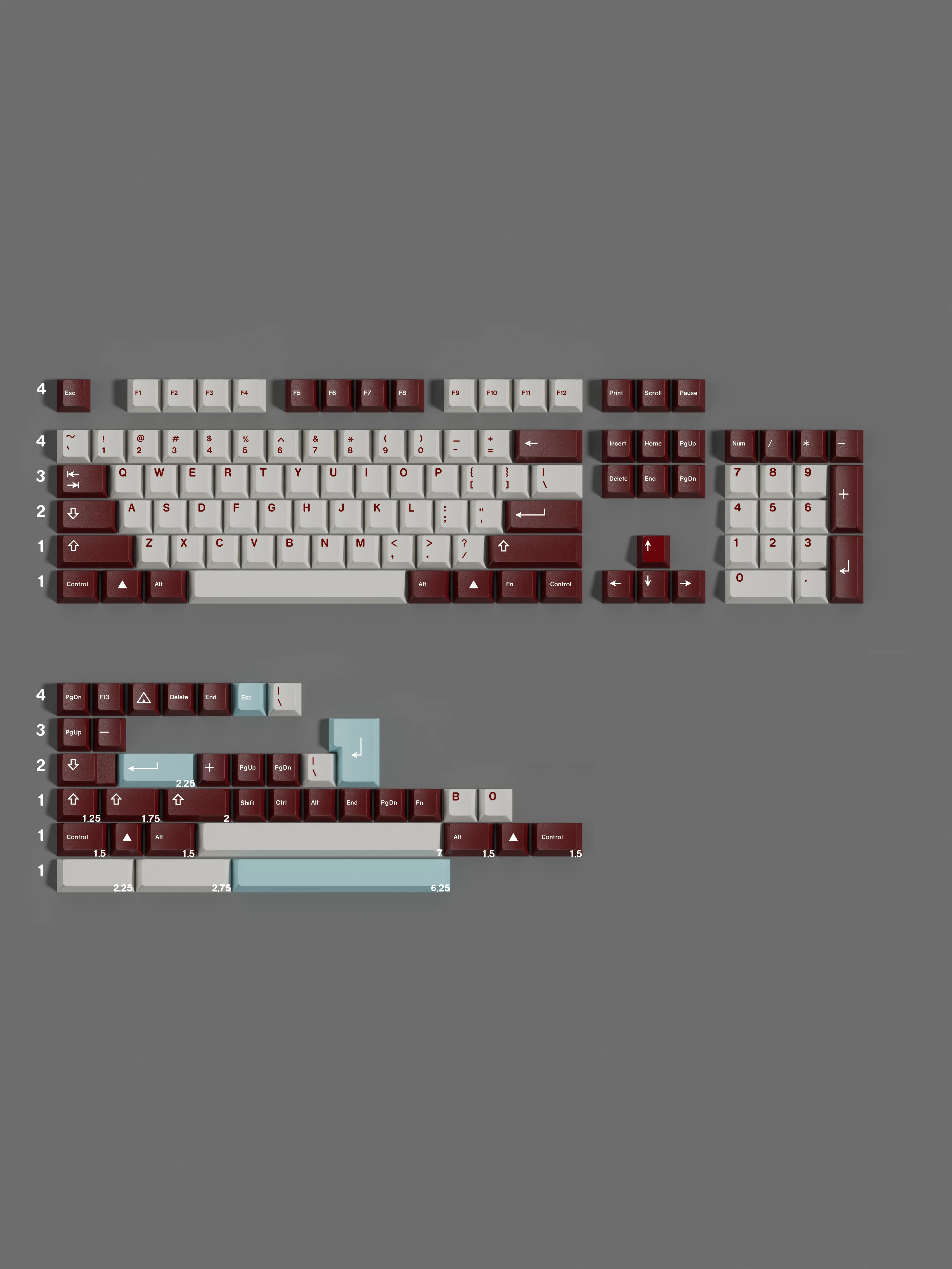 Keycap Walker Swaying Cherry PBT Dyesub