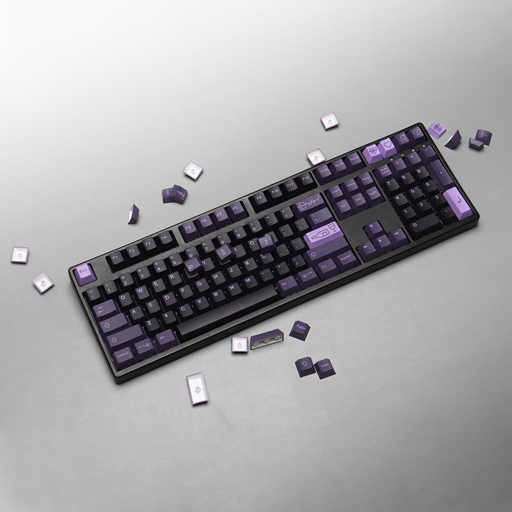 Keycap Mintcaps Cherry First Love  purple PBT Dyesub - English