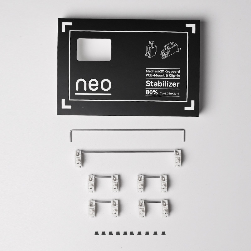 [In Stock] Stab Neo x QK PCB Mount 1.2mm 1.6mm