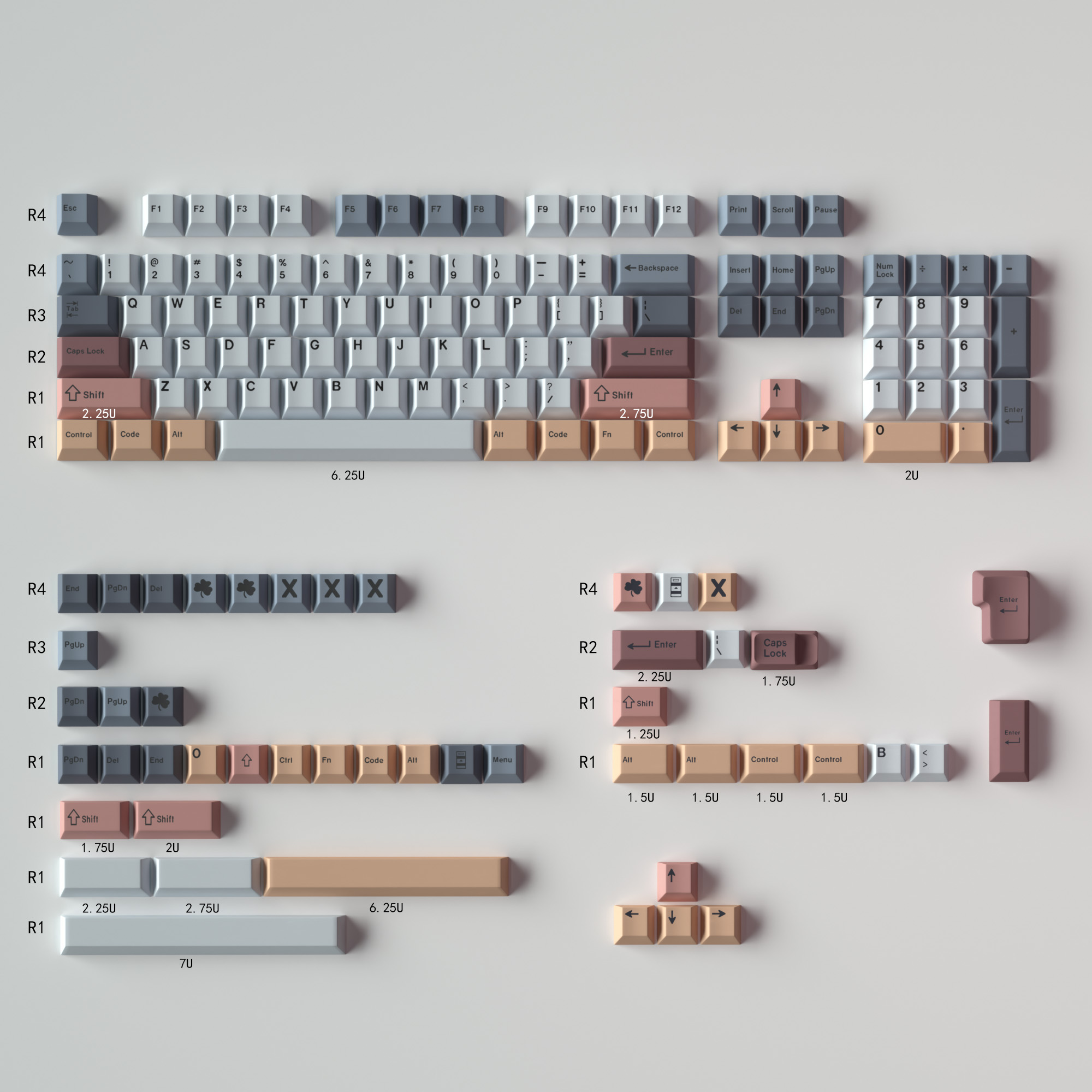 Keycap Mintcaps Cherry Akira PBT dyesub