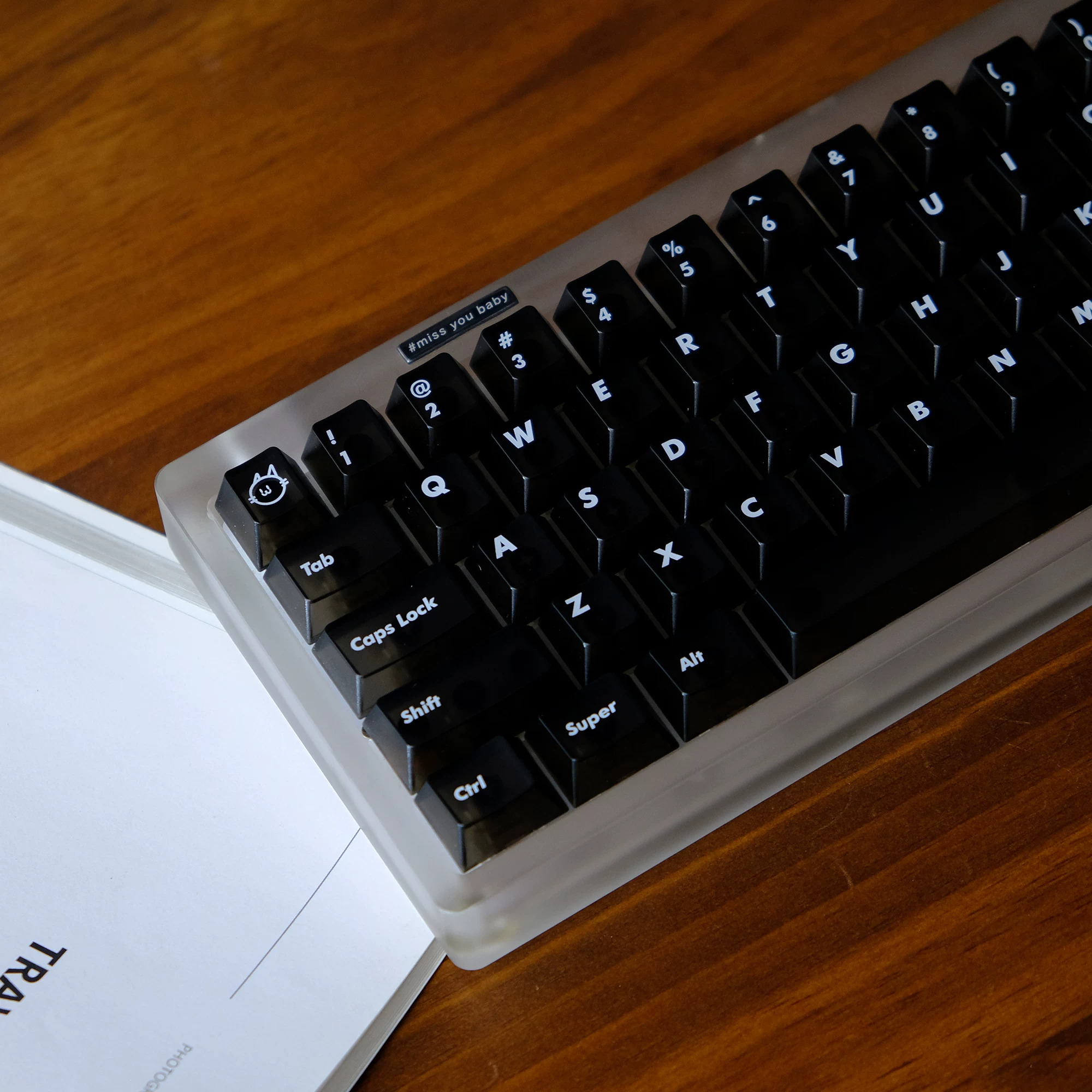 Keycap Aifei Foggy Cherry ABS Xuyên led