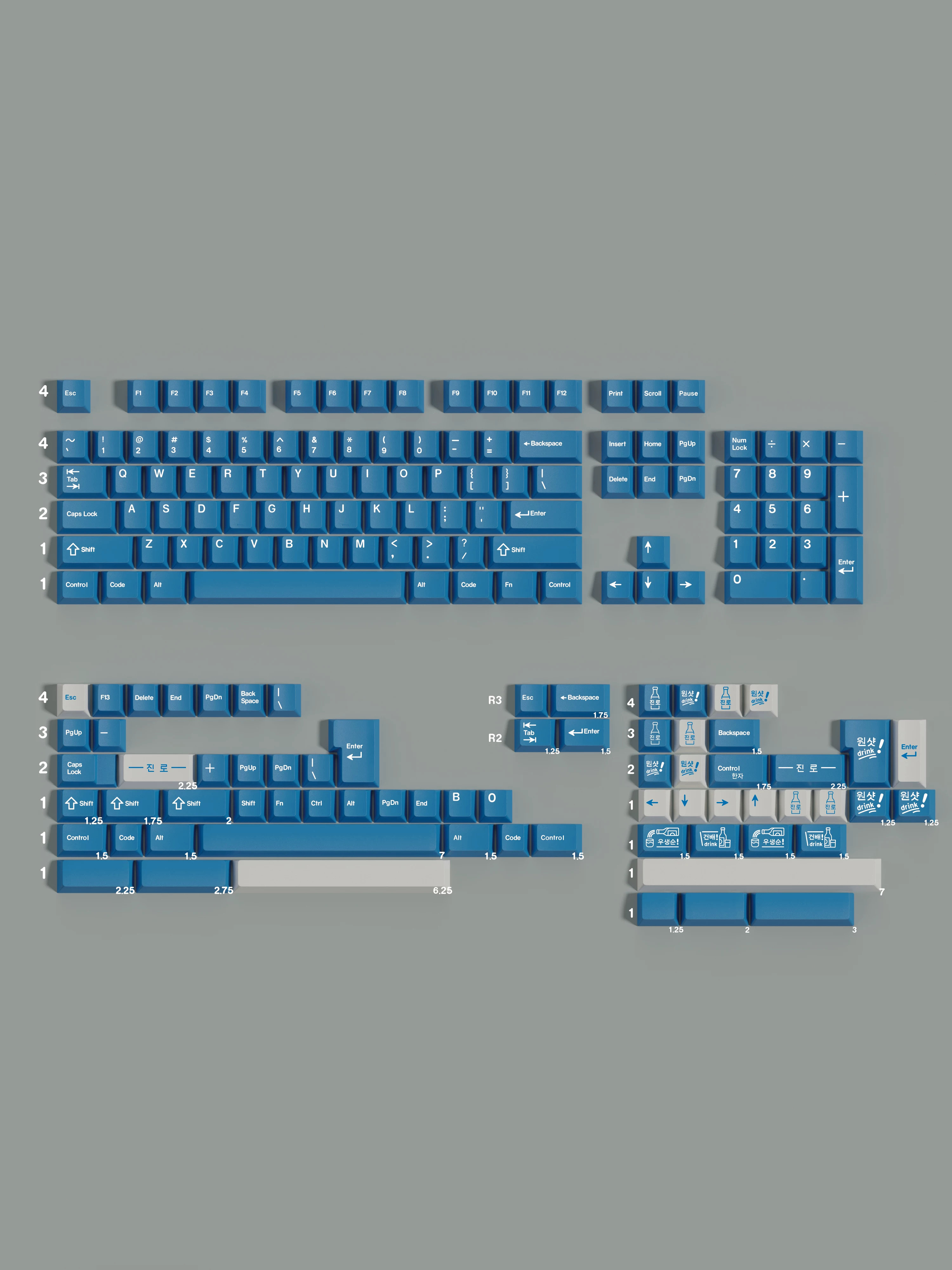 Keycap Walker Soju Cherry PBT Dyesub