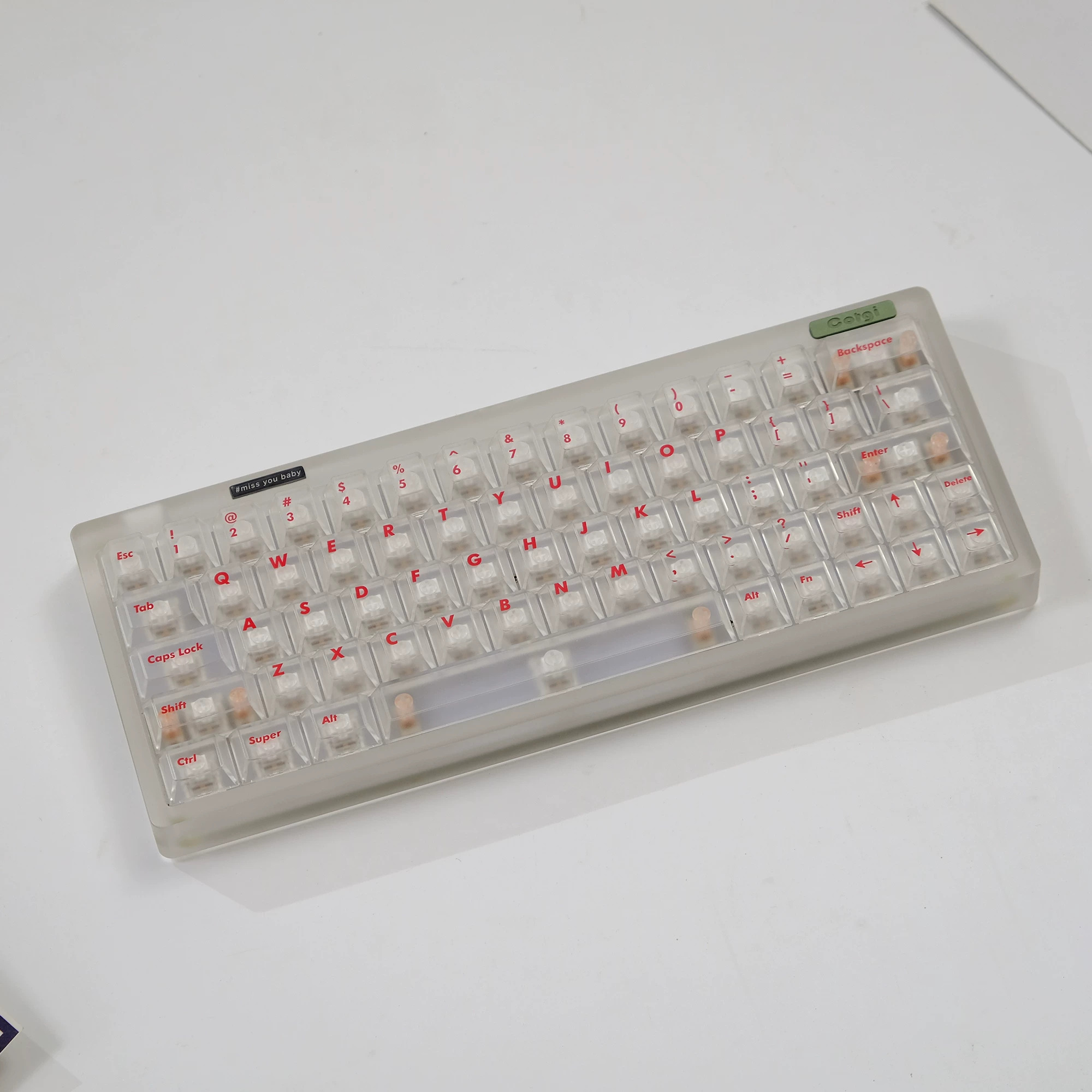 Keycap Aifei Foggy Cherry ABS Xuyên led