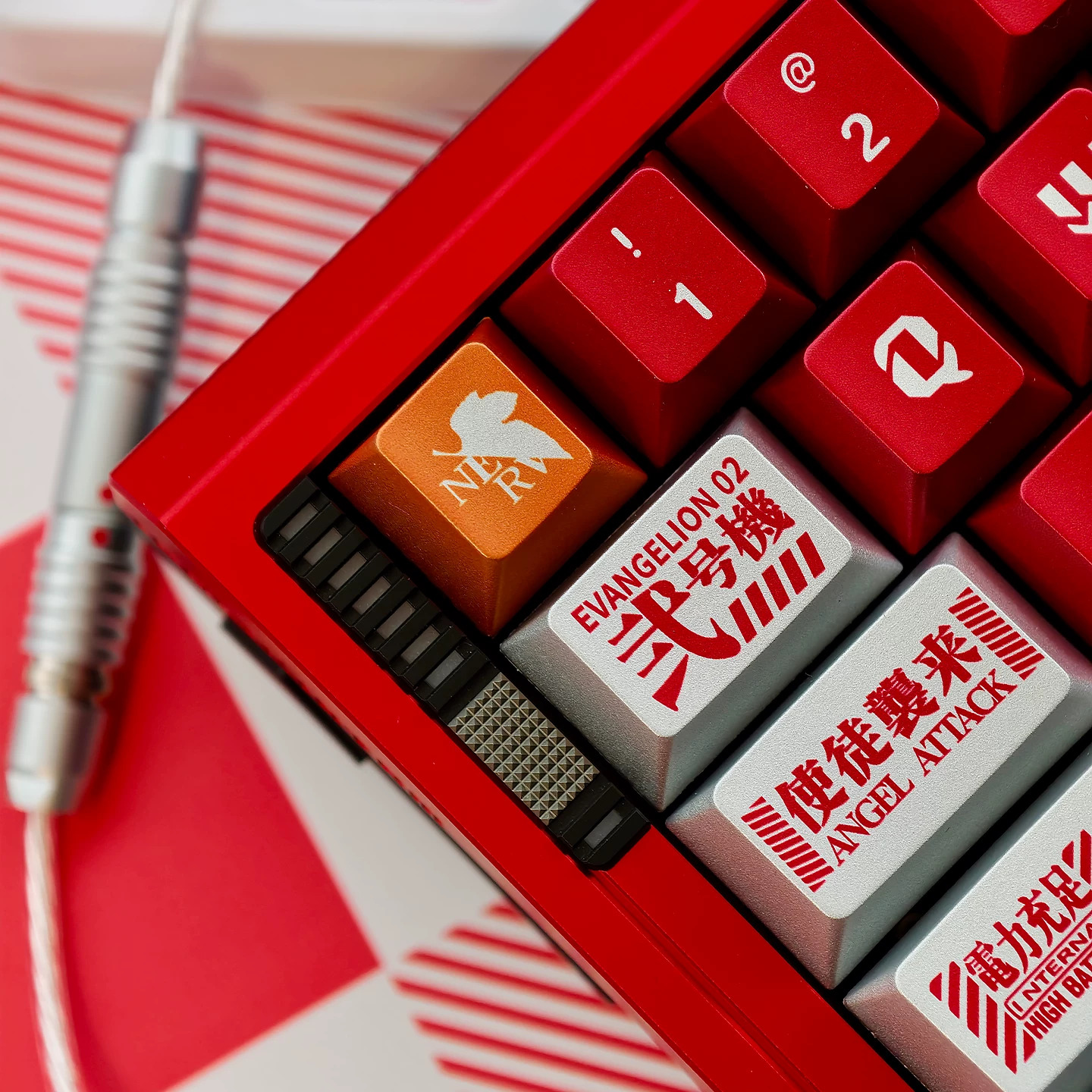 Keycap Mintcap Unit 02 Metal Cherry PBT Dyesub