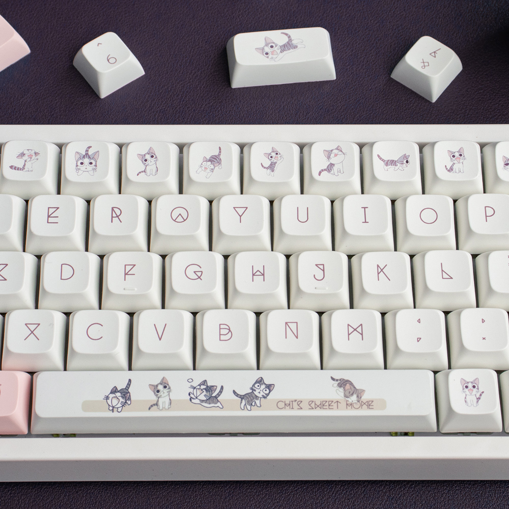 [In Stock] Keycap XDA PBT Dyesub Cheese Cat