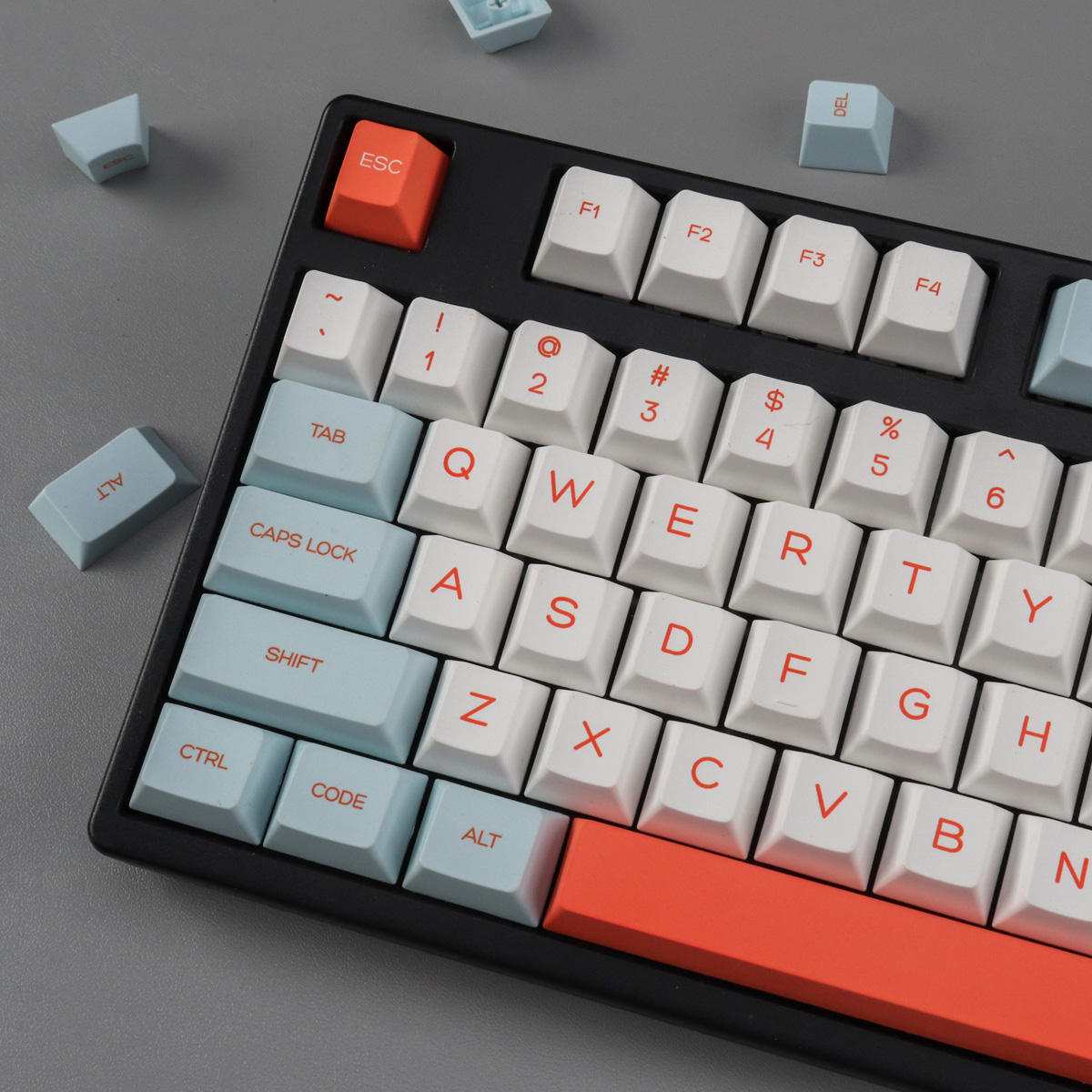 Keycap Mintcaps Cherry Salmon PBT Dyesub