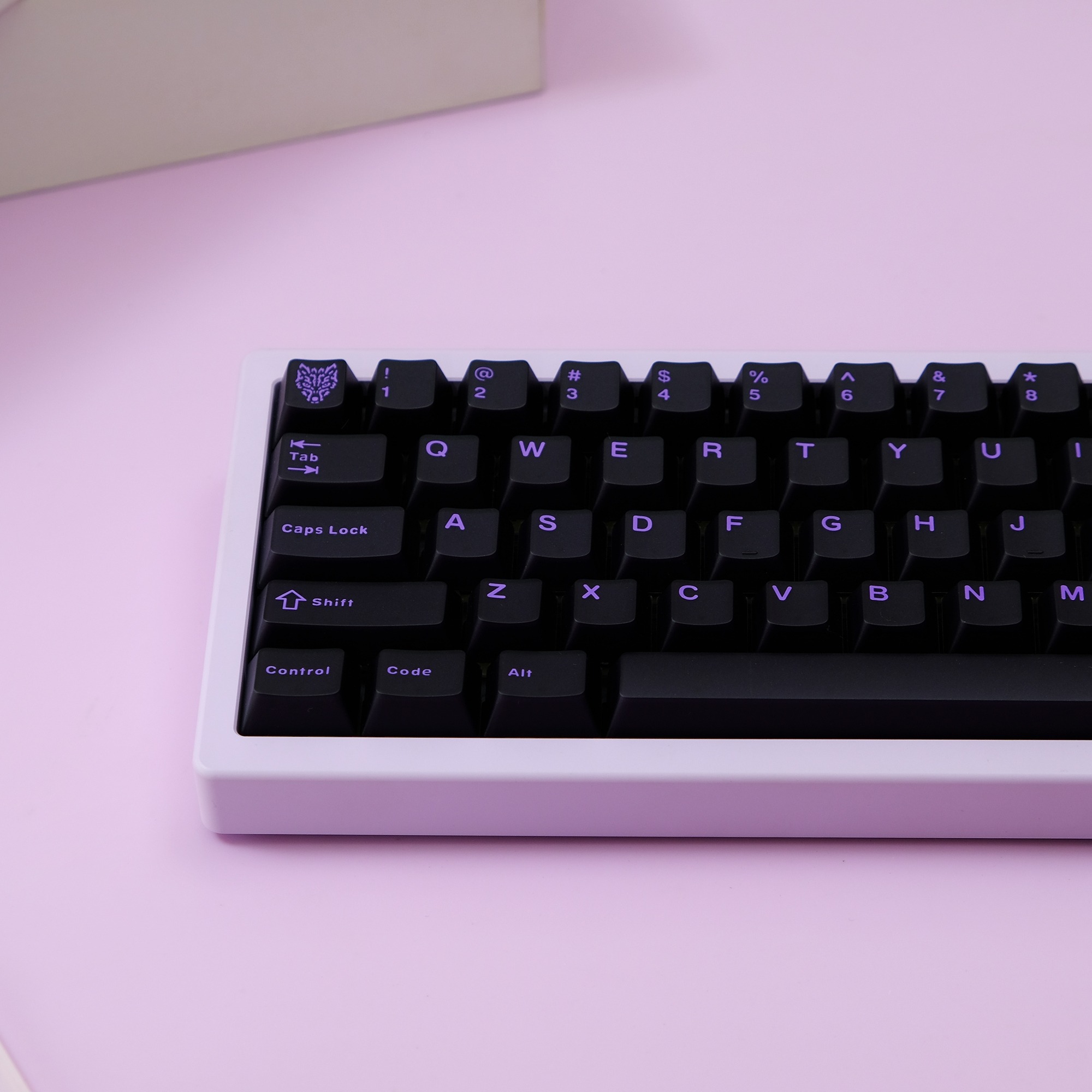 Keycap Cherry Aifei Pyga Purple Semi-Transparent ABS Doubleshot