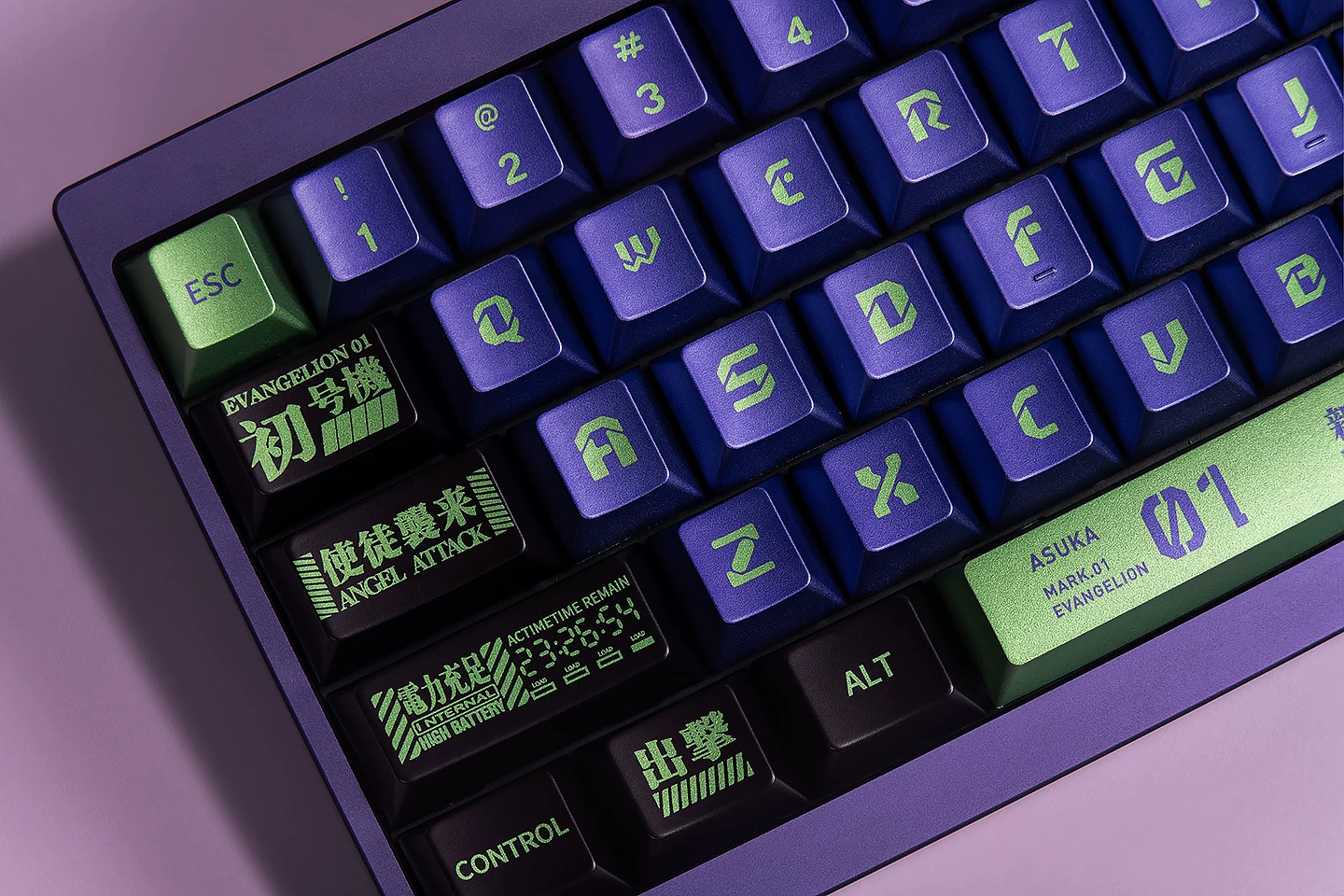 Keycap Mintcap Unit 01 Metal Cherry PBT Dyesub