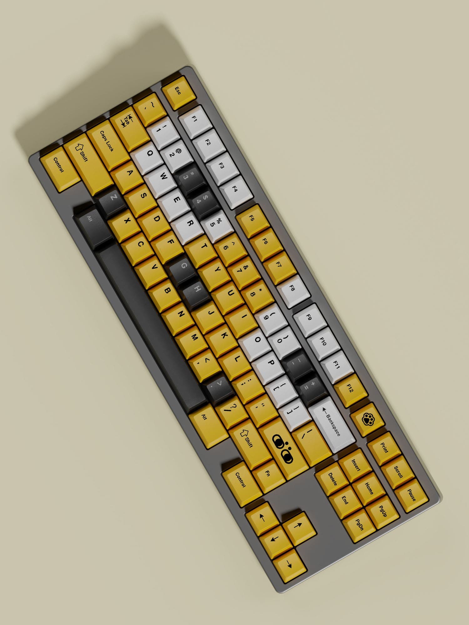 Keycap Walker Cherry  Dog Hook PBT Dyesub