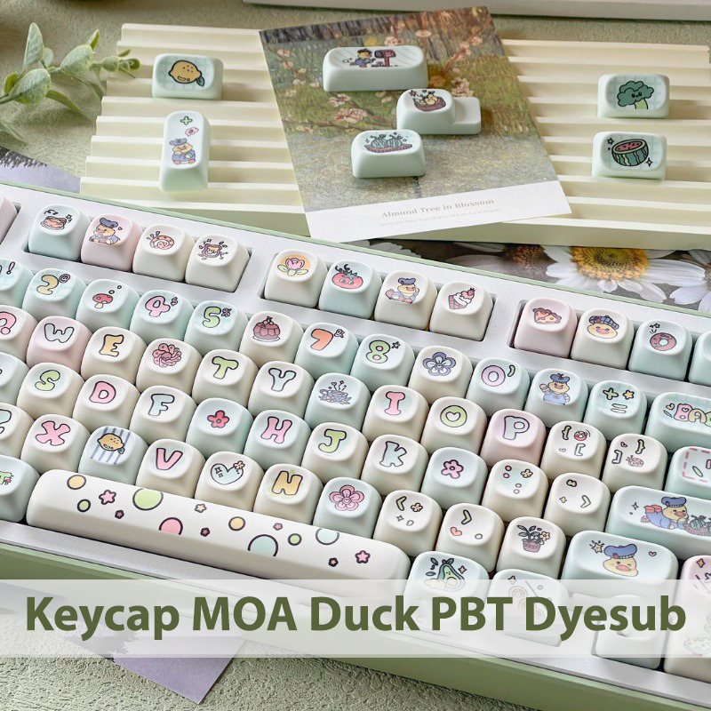 [In-stock] Keycap MOA Duck PBT Dyesub