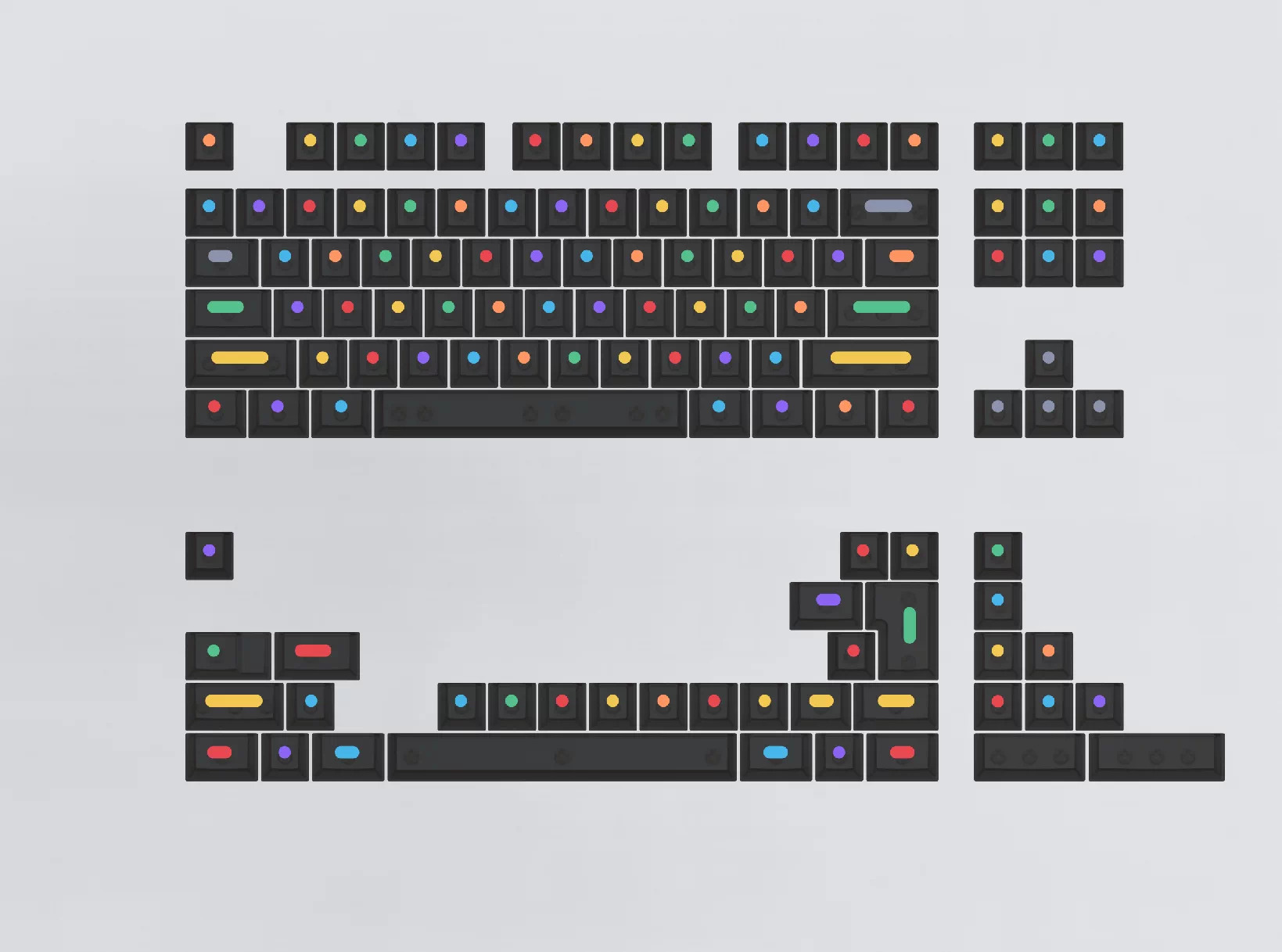 Keycap Aifei Dot Cherry ABS