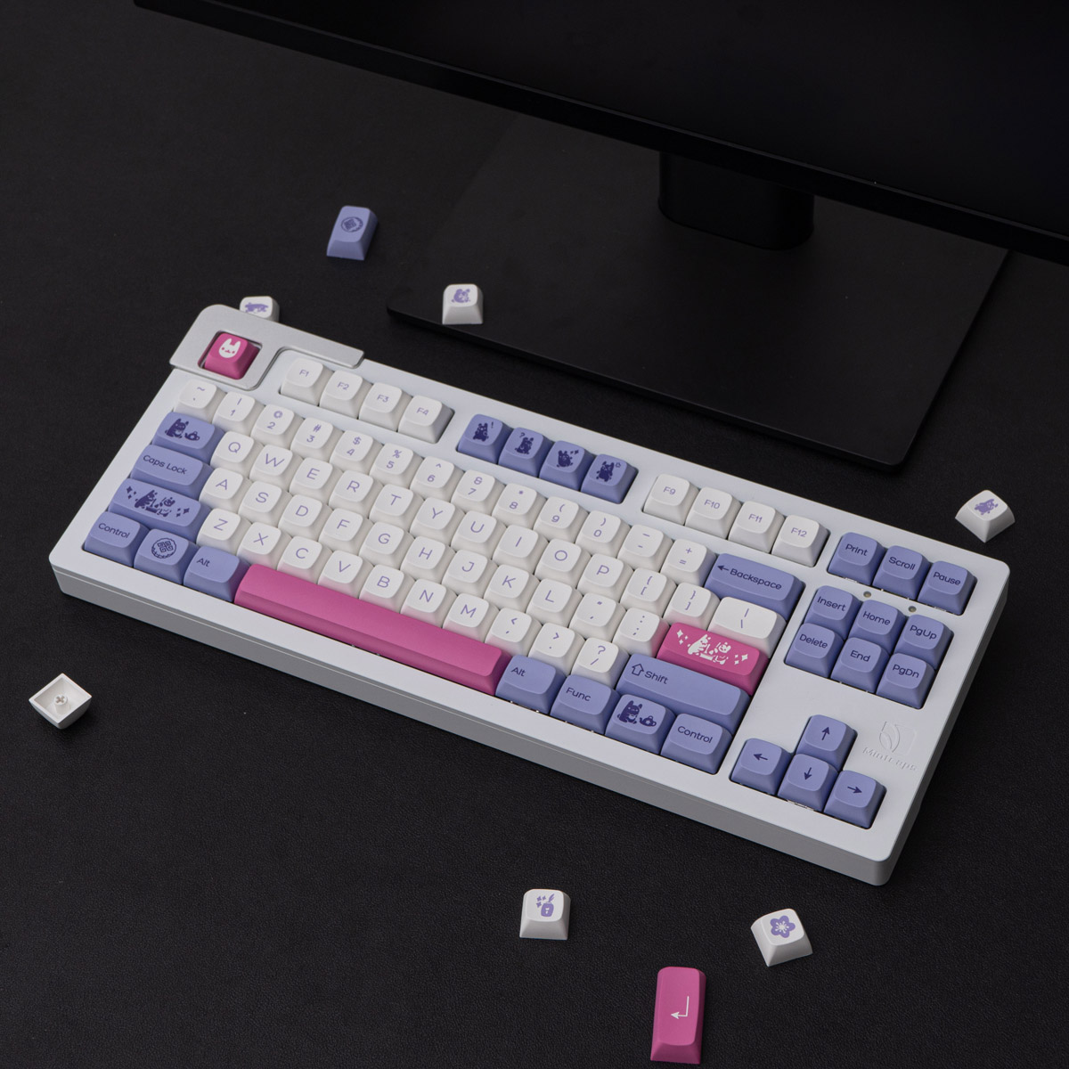 [IN STOCK] Keycap XDA Purple Rabit | PBT Dyesub