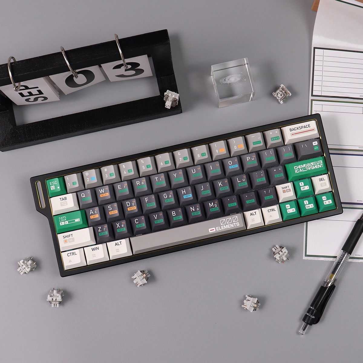 Keycap Mintcaps Cherry Chemical 003 PBT Dyesub