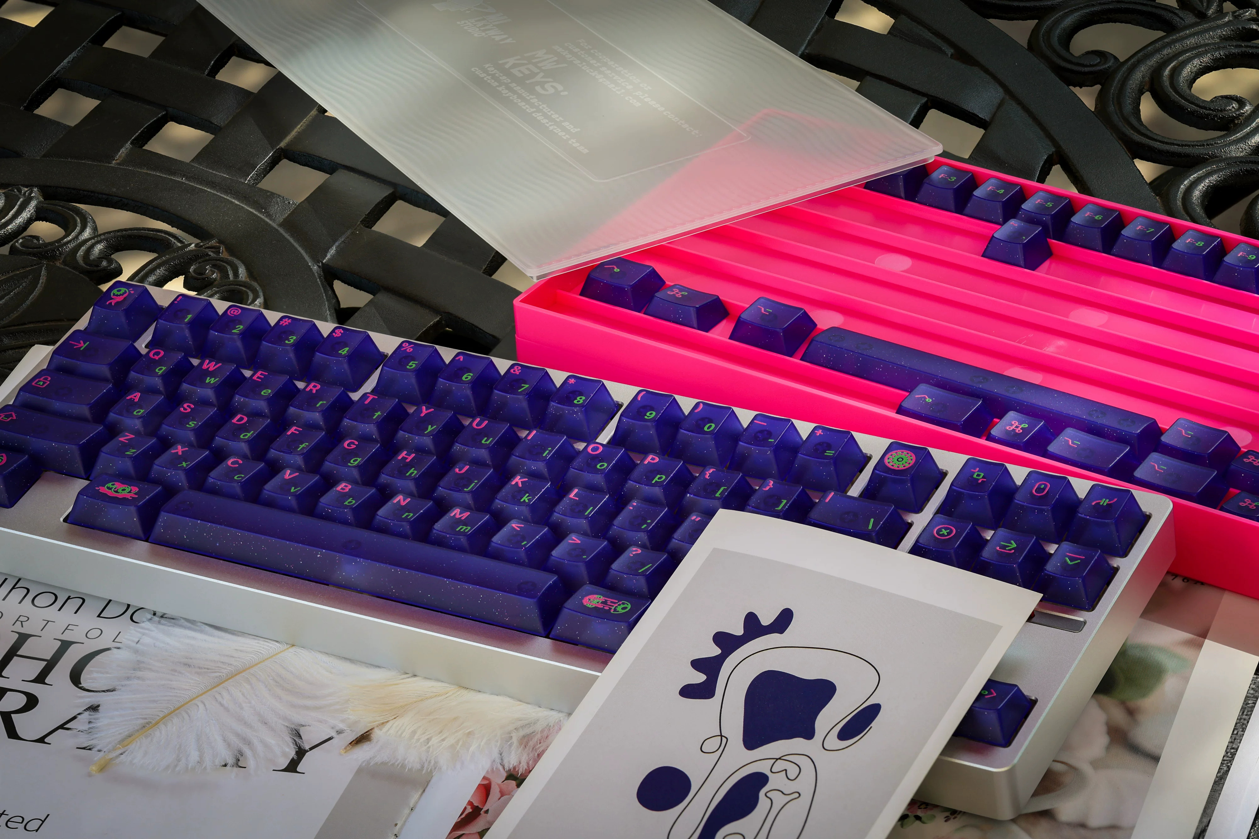 Keycap MW Eyeball Collector Cherry ABS UV Printing - Base
