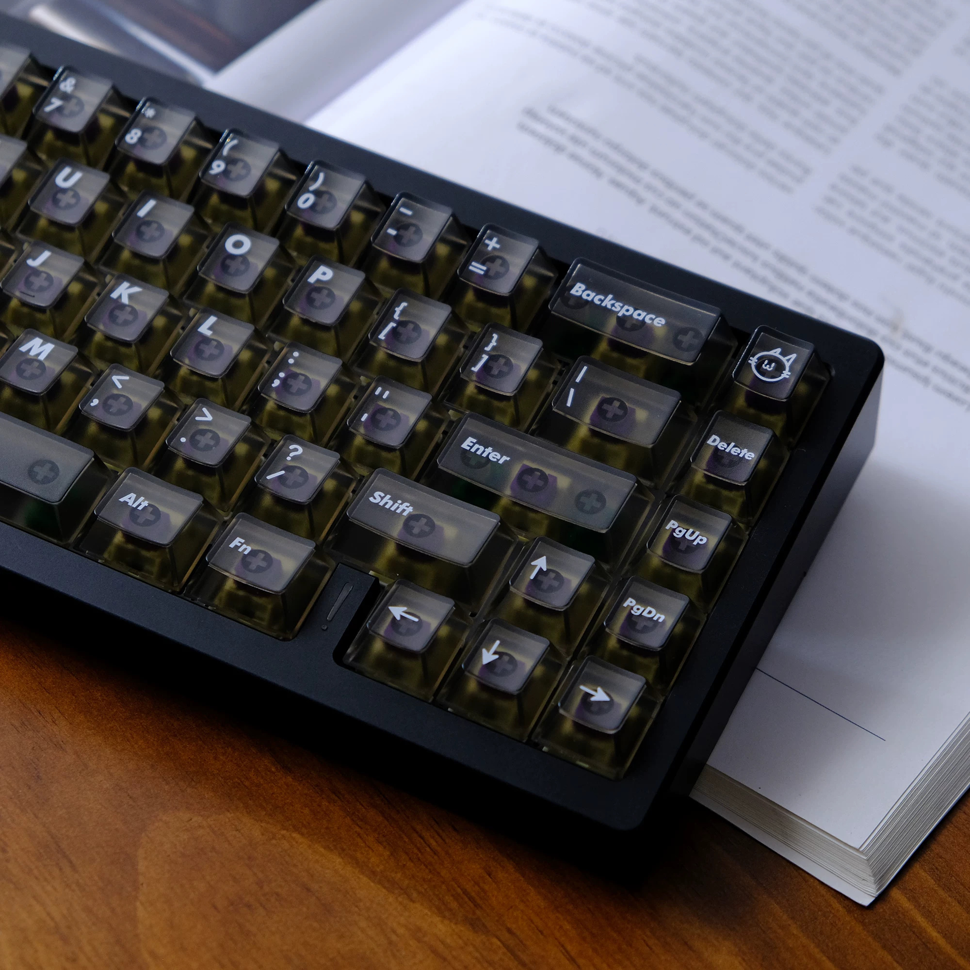 Keycap Aifei Foggy Cherry ABS Xuyên led