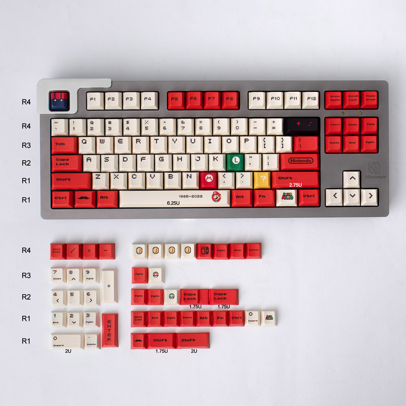 Keycap Mintcaps Cherry Mario PBT Dyesub