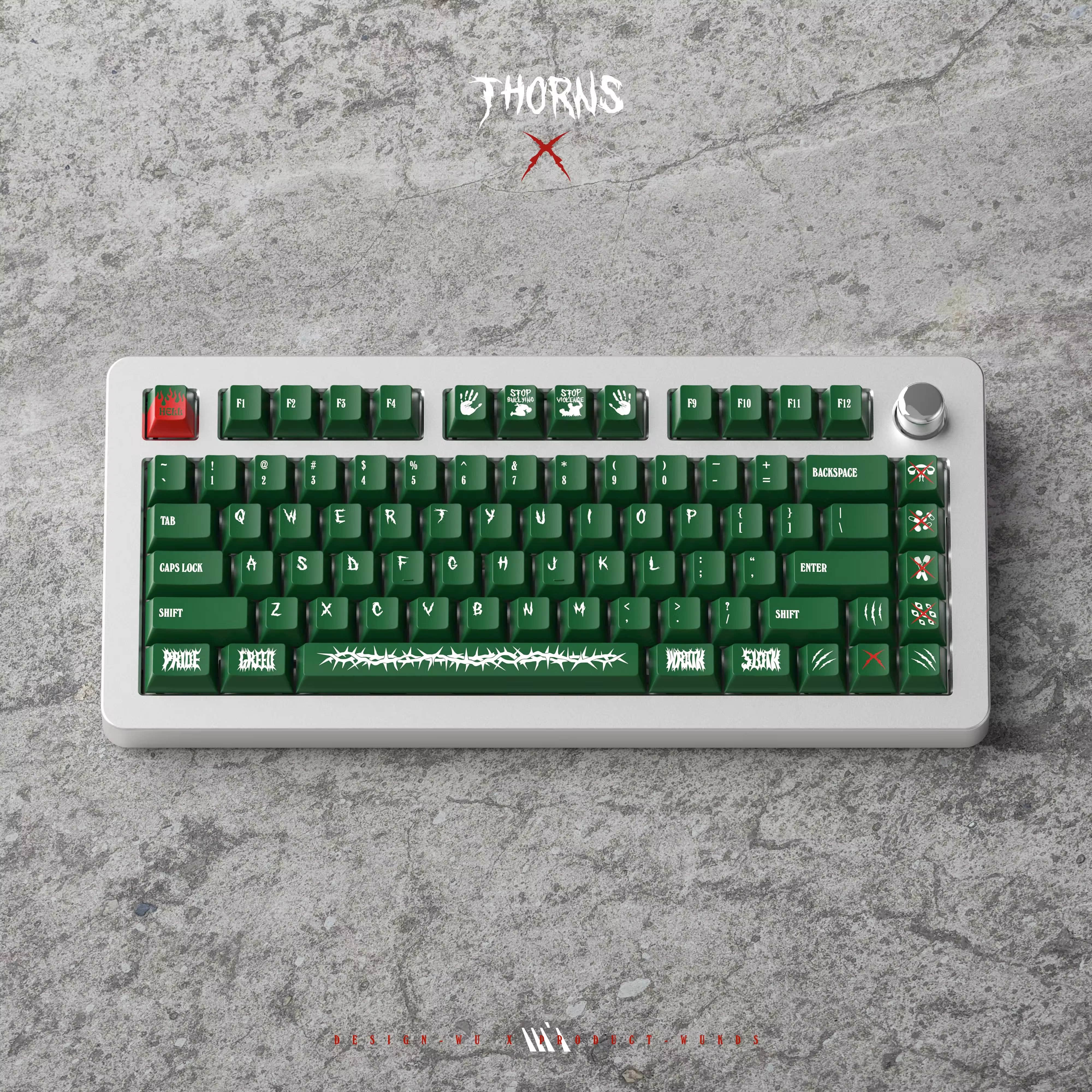 Keycap Cherry Wukds Thorns PBT Dyesub - 172 nút