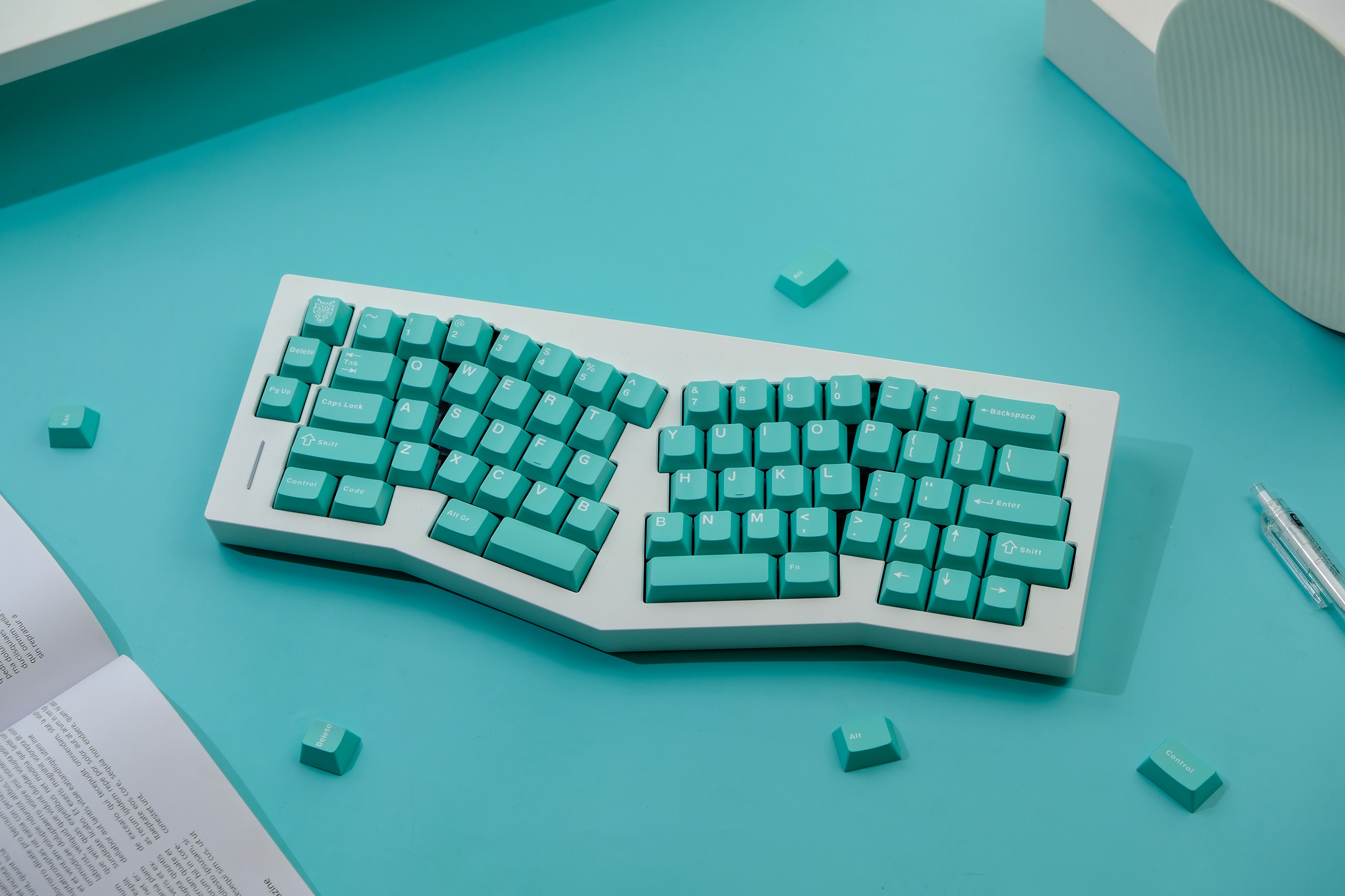 [In Stock] Keycap Cherry Aifei Tiffany PBT Doubleshot