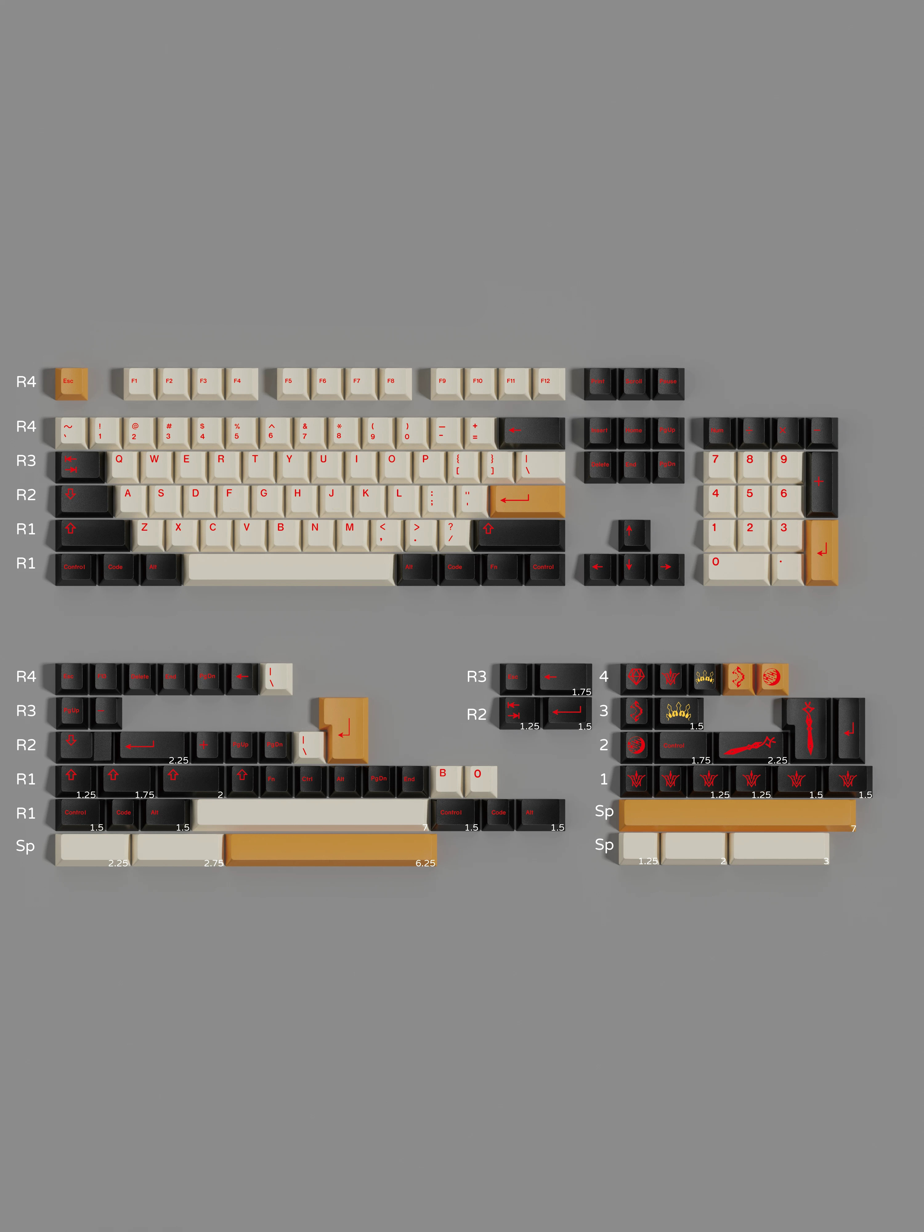 Keycap Walker Ishtar Cherry PBT Dyesub