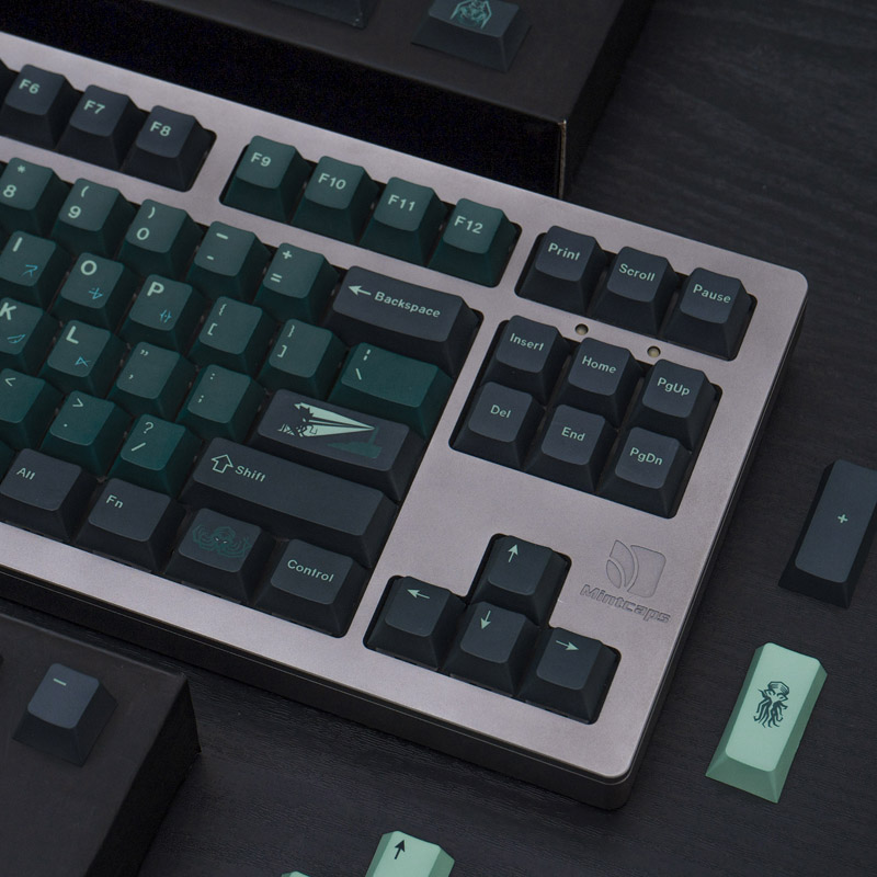 Keycap Mintcaps Cherry Terror Below PBT Dyesub