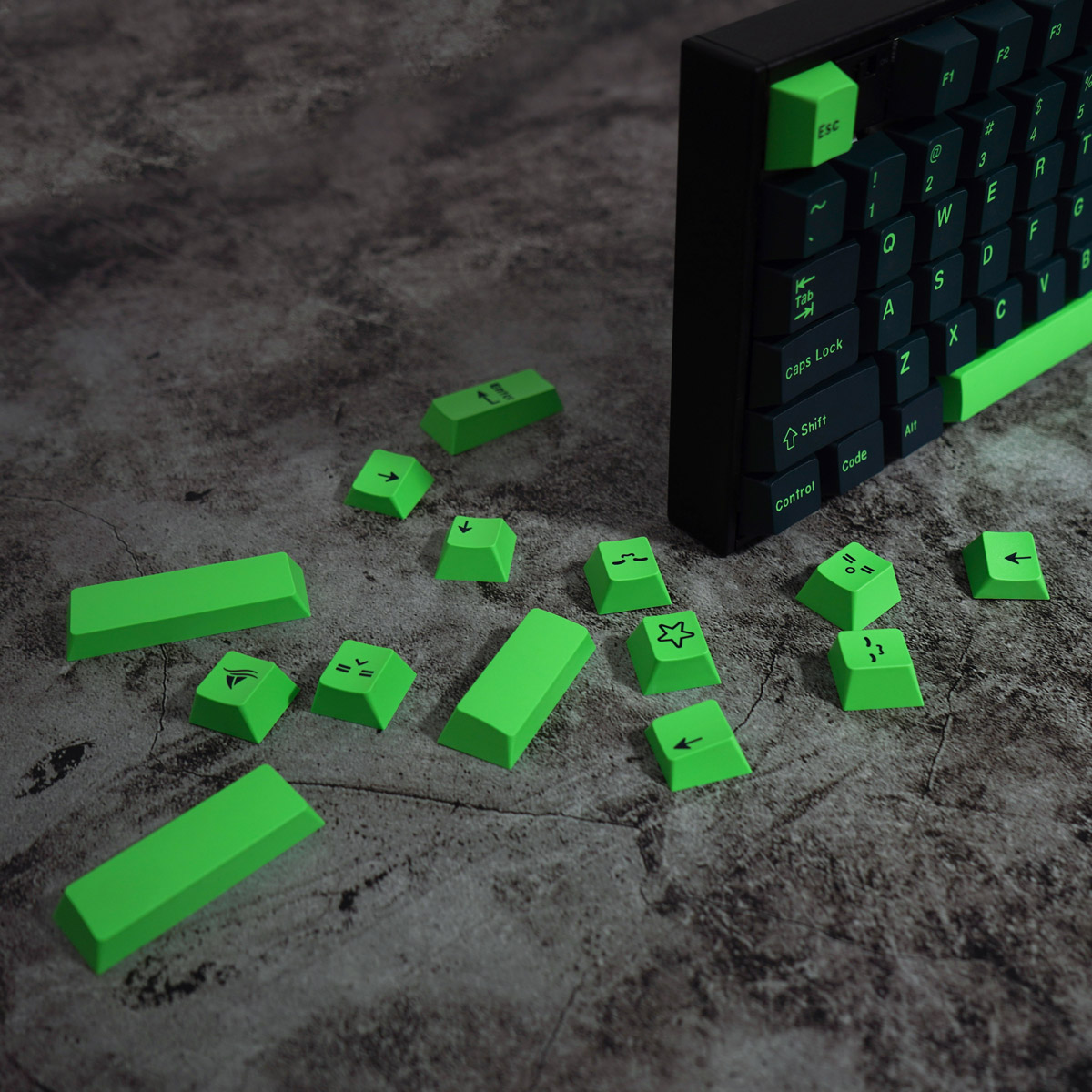 Keycap Mintcaps Cherry ABS Doubleshot Waves