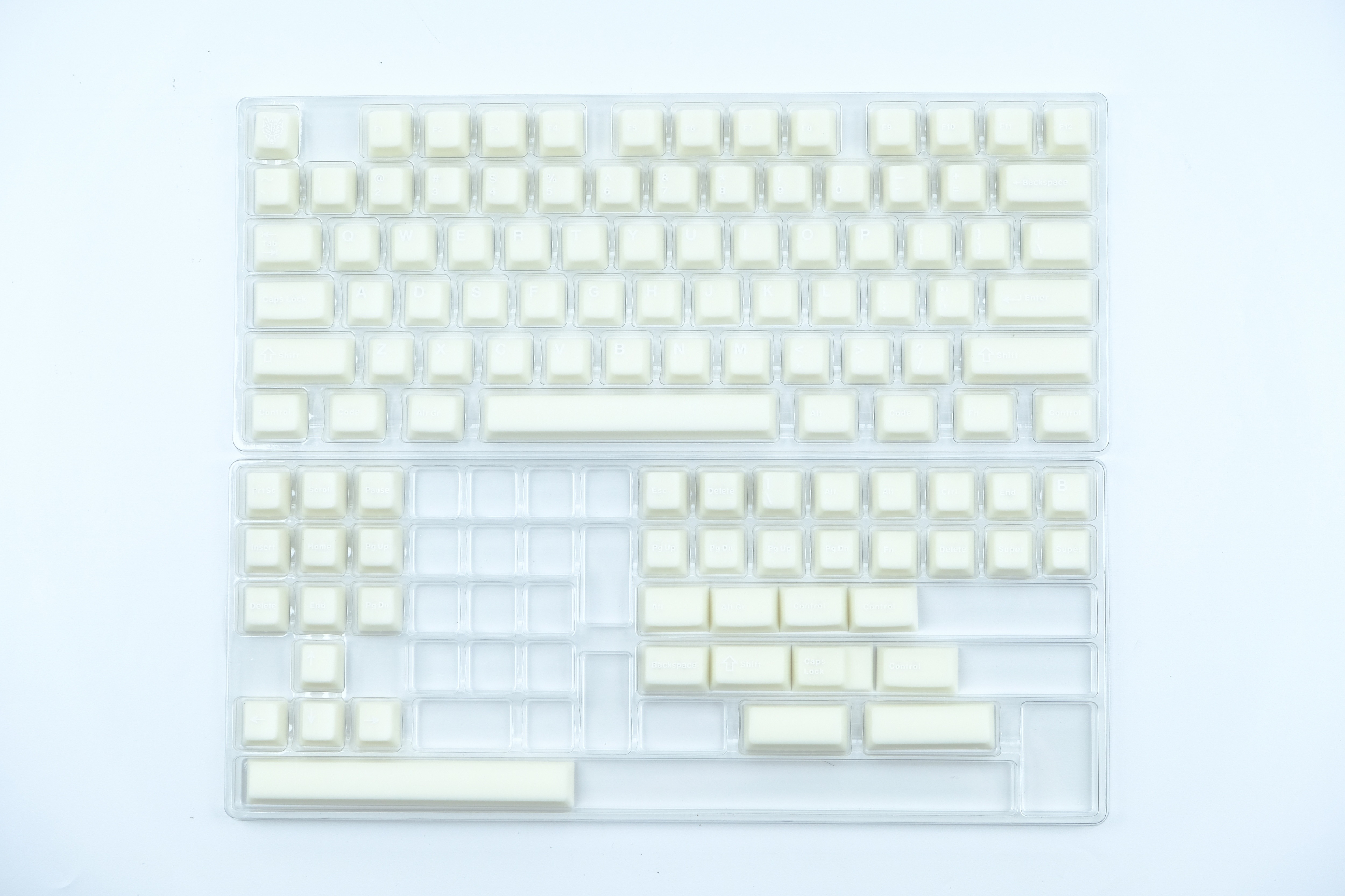 [In Stock] Keycap Cherry Aifei White Marble PBT Doubleshot