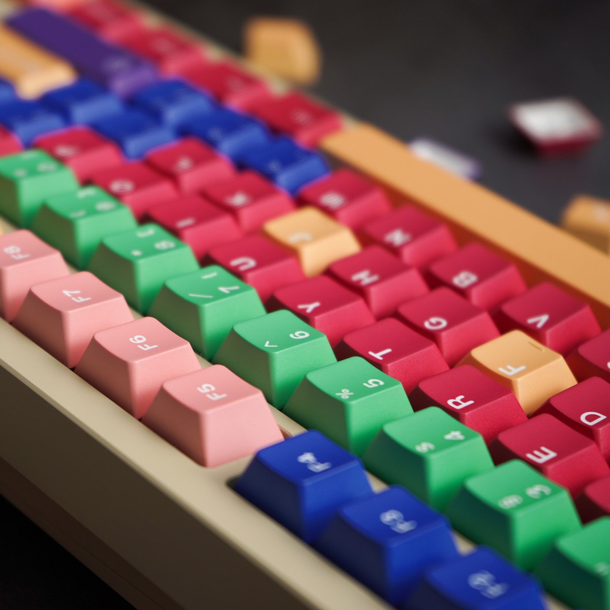 Keycap Mintcaps Cherry Handarbeit PBT Dyesub