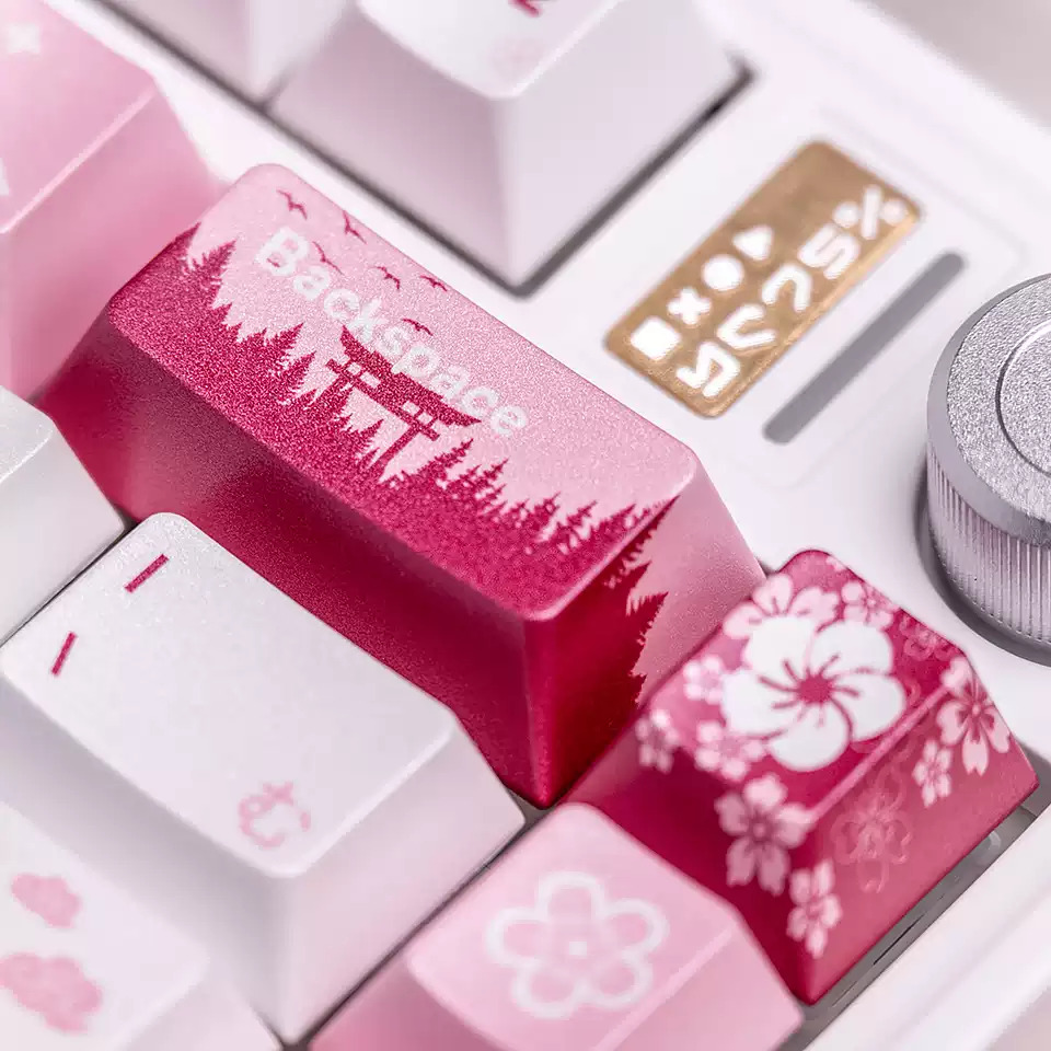 Keycap Mintcap Spring Cherry PBT Dyesub